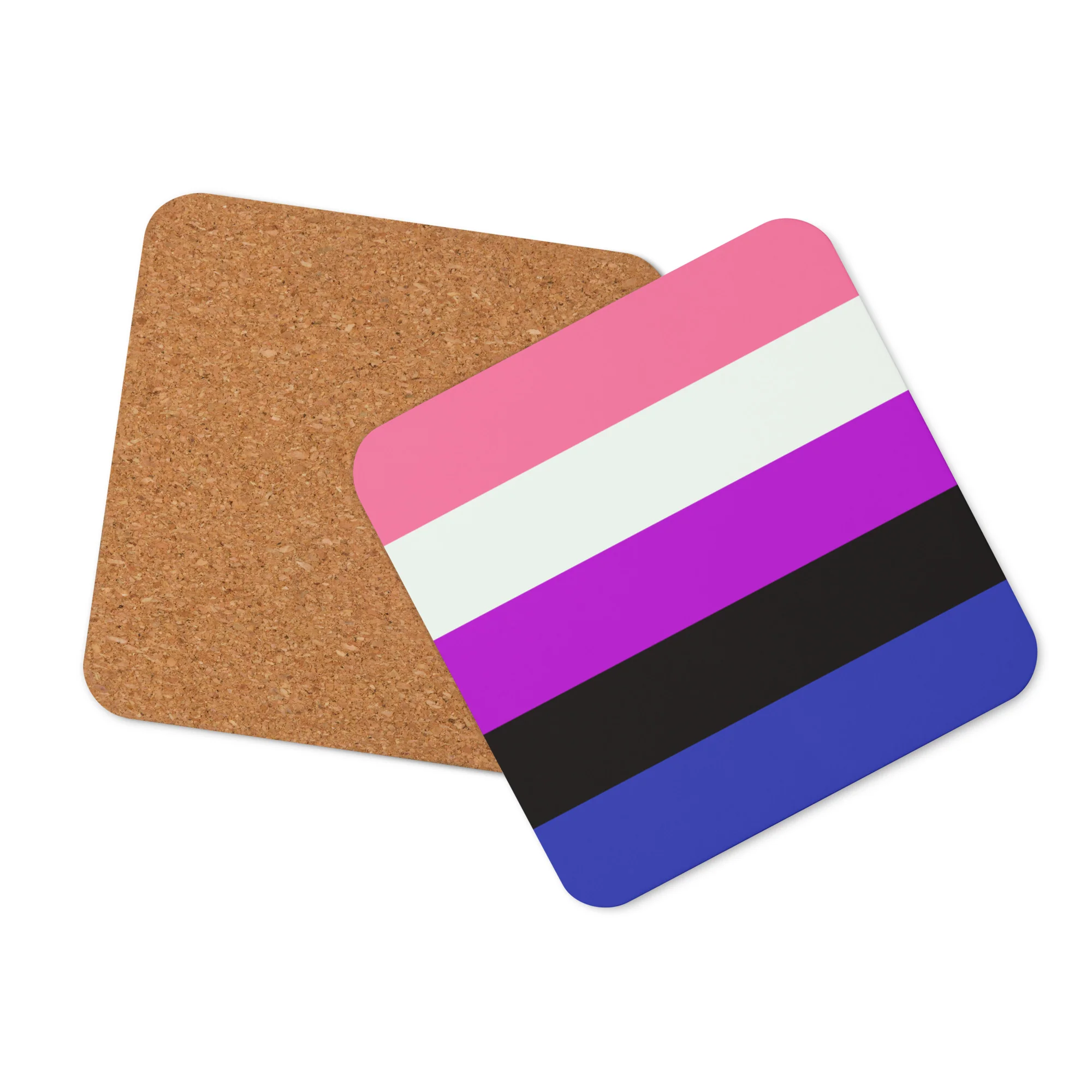 Gender Fluid Pride Flag Coaster - Image 3