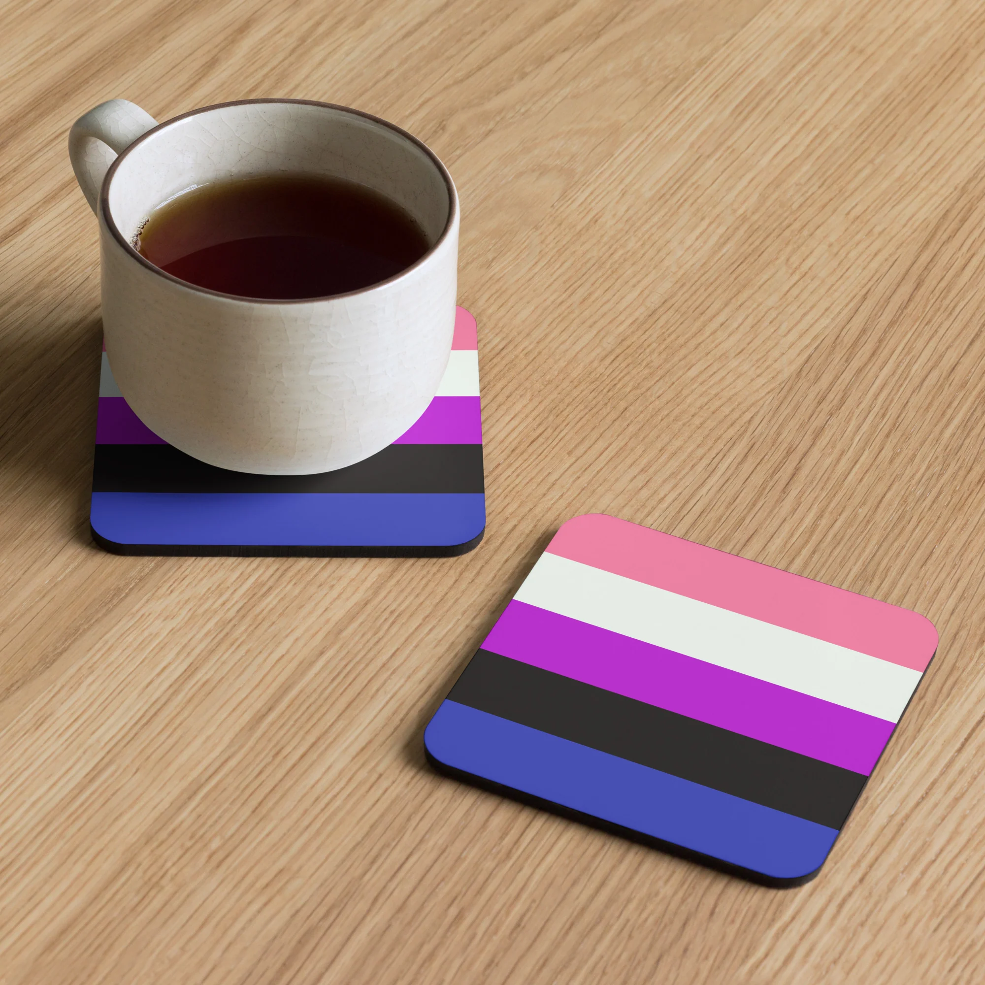 Gender Fluid Pride Flag Coaster - Image 5