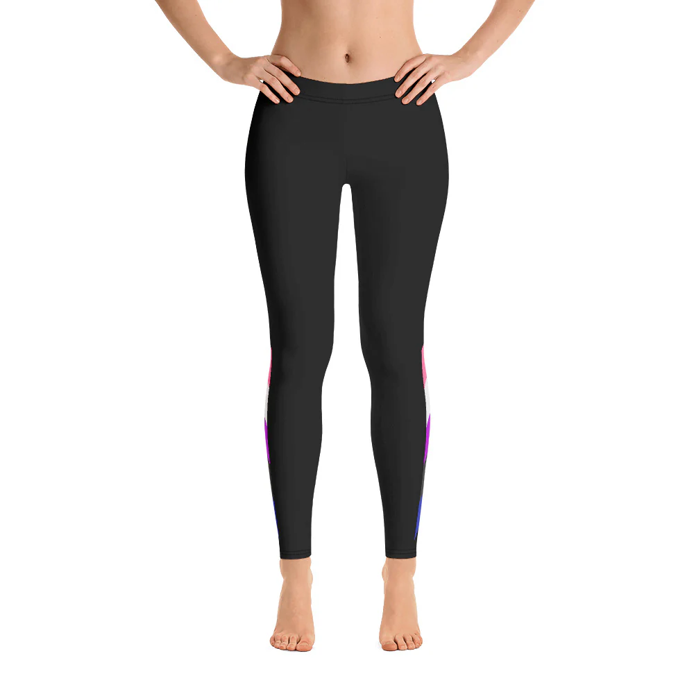 Gender Fluid Pride Flag Leggings - Image 2