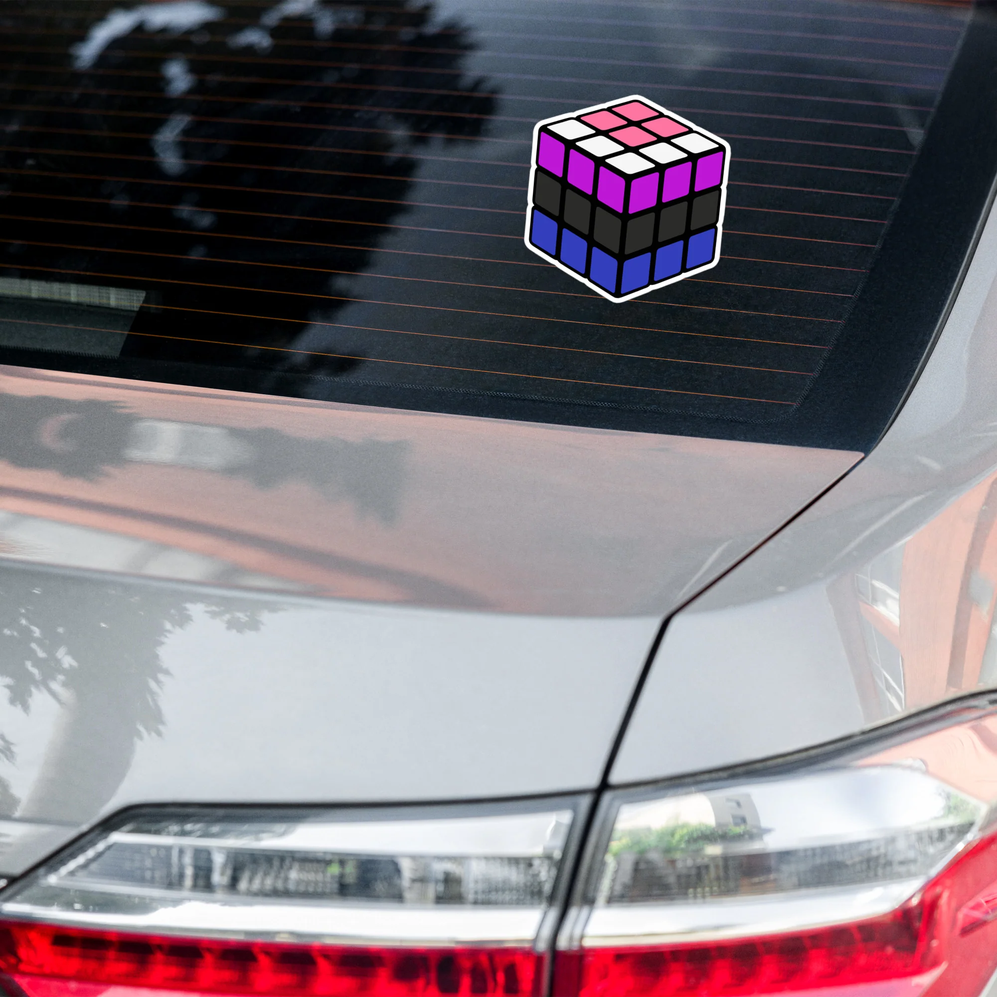 Gender Fluid Pride Flag Rubik’s Cube Sticker - Image 7