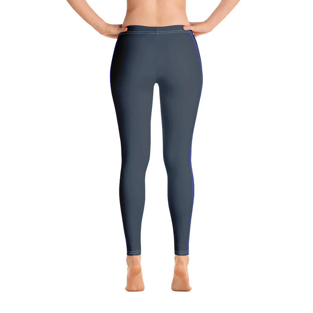 Gender Fluid Pride Flag Separated Stripes Leggings - Image 4