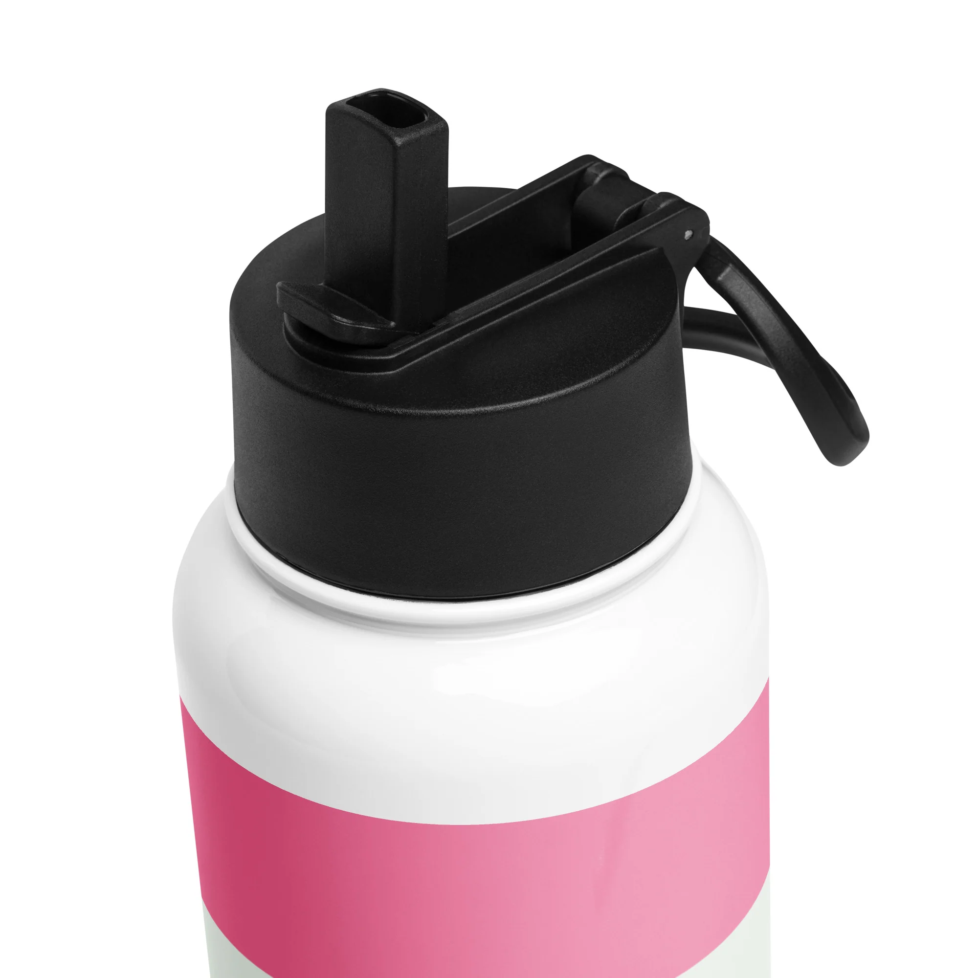 Gender Fluid Pride Flag Stainless Steel Water Bottle - Image 5