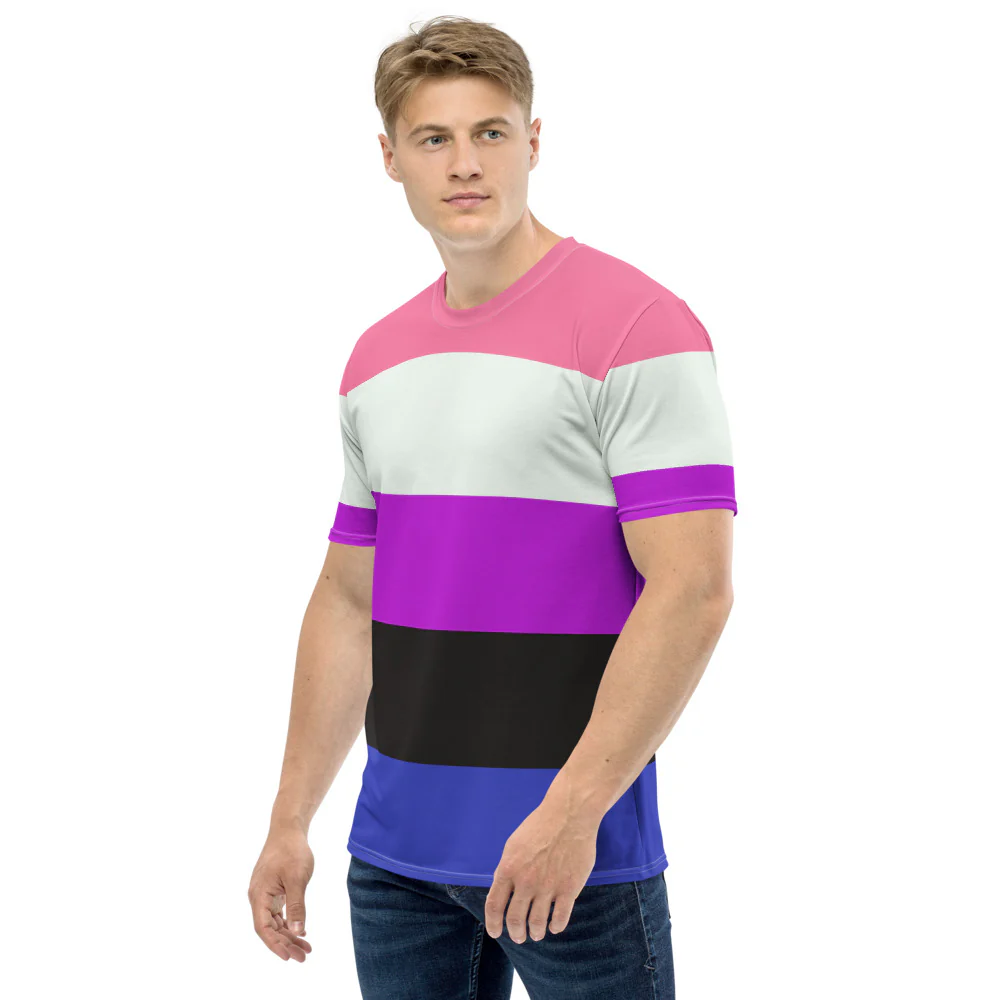 Gender Fluid Pride Flag T-shirt - Image 3