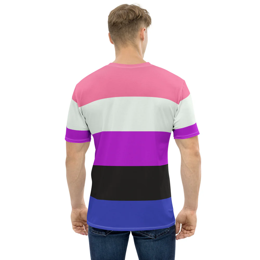Gender Fluid Pride Flag T-shirt - Image 4