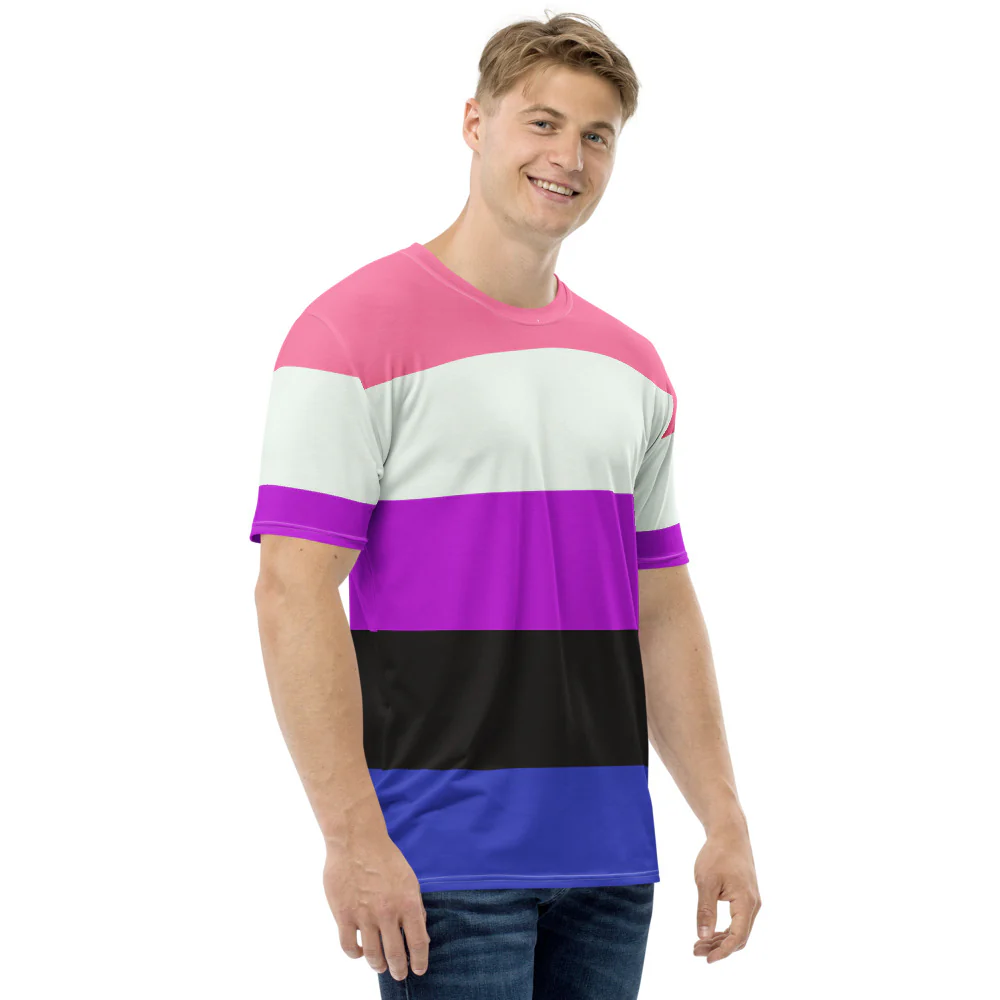 Gender Fluid Pride Flag T-shirt - Image 6