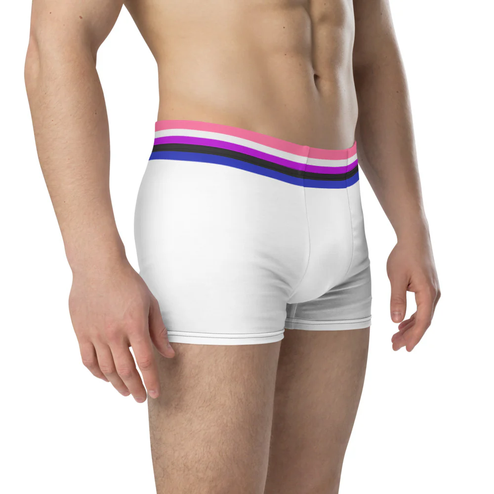 Gender Fluid Pride Flag Trim Boxer Briefs - Image 4