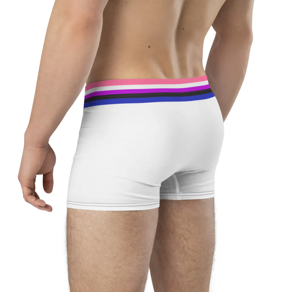 Gender Fluid Pride Flag Trim Boxer Briefs - Image 5