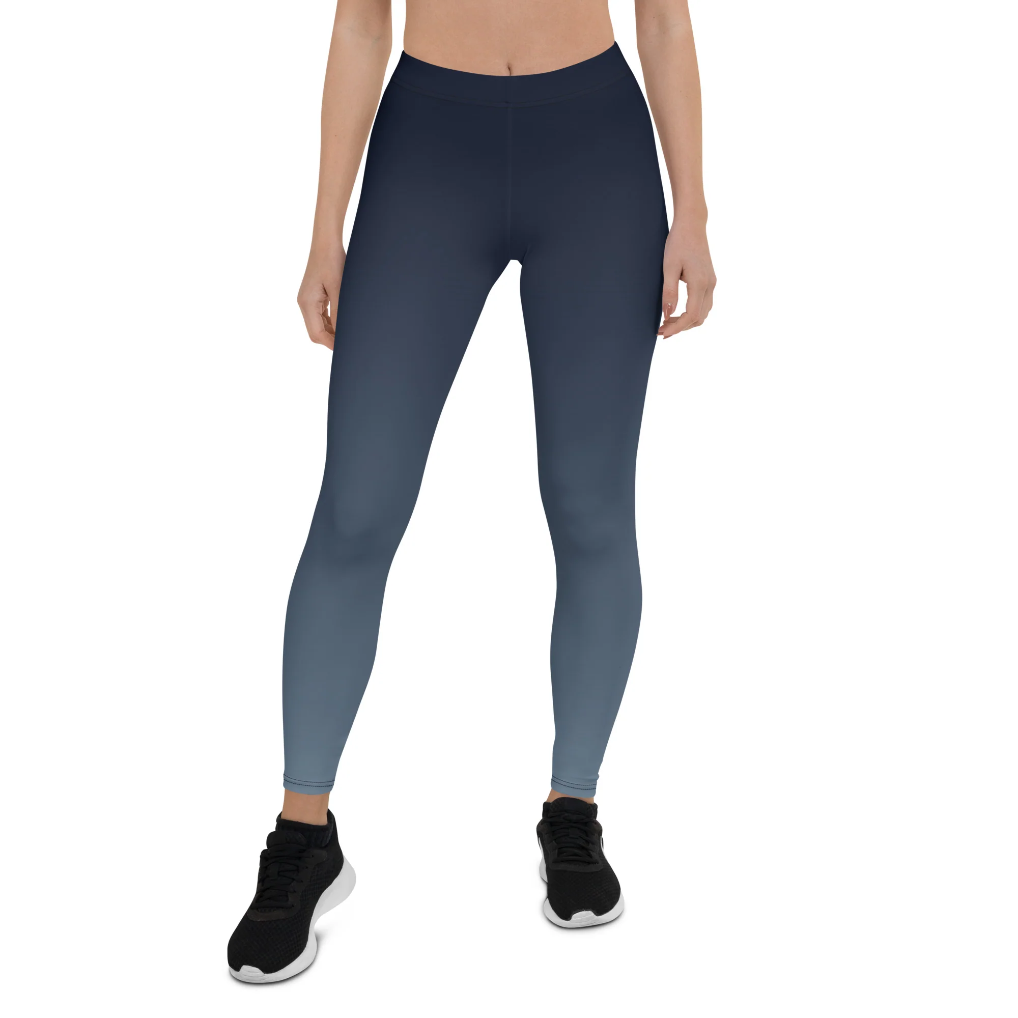 Gender Fluid Pride Flash Fade To Blue Leggings - Image 2