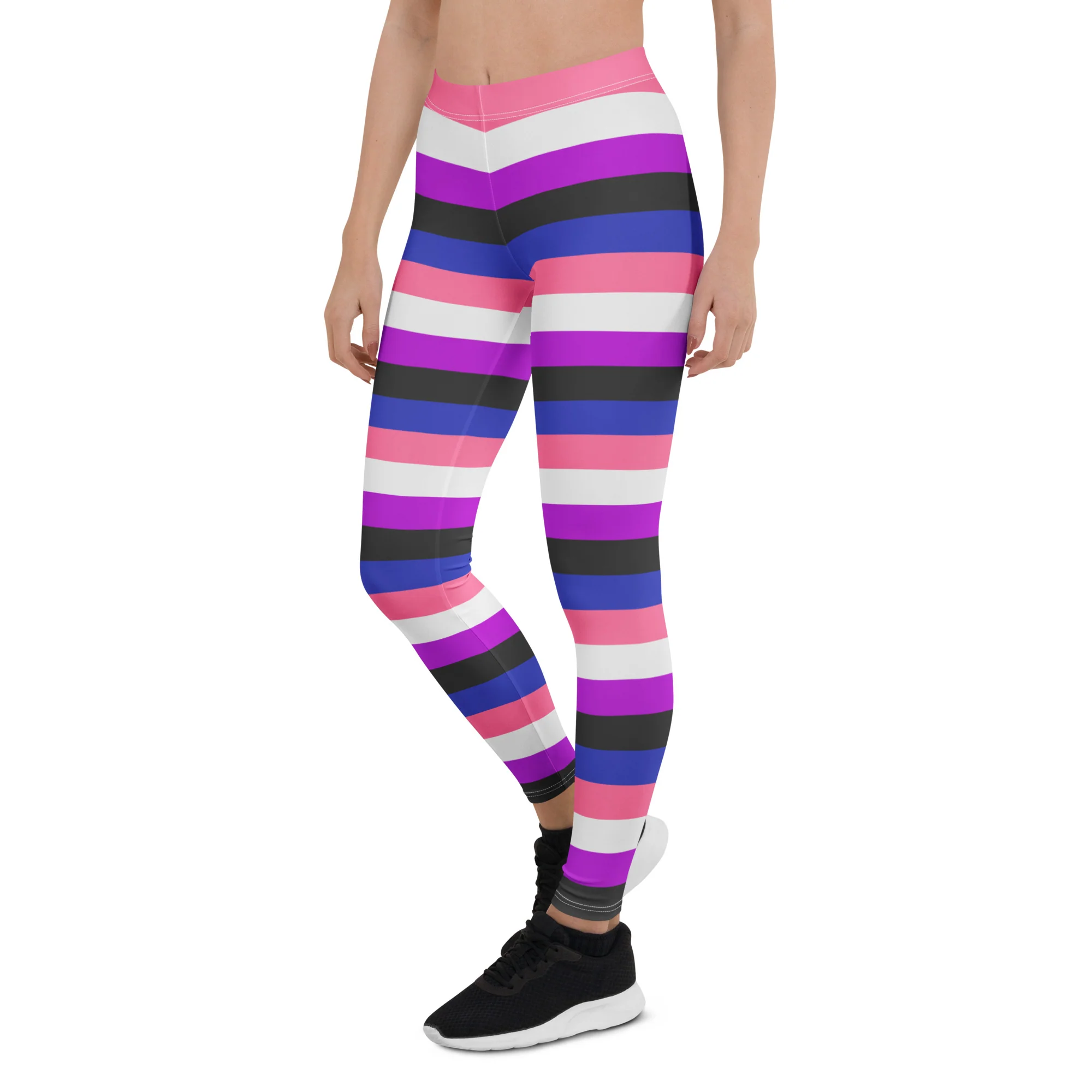 Gender Fluid Pride Hooped Leggings