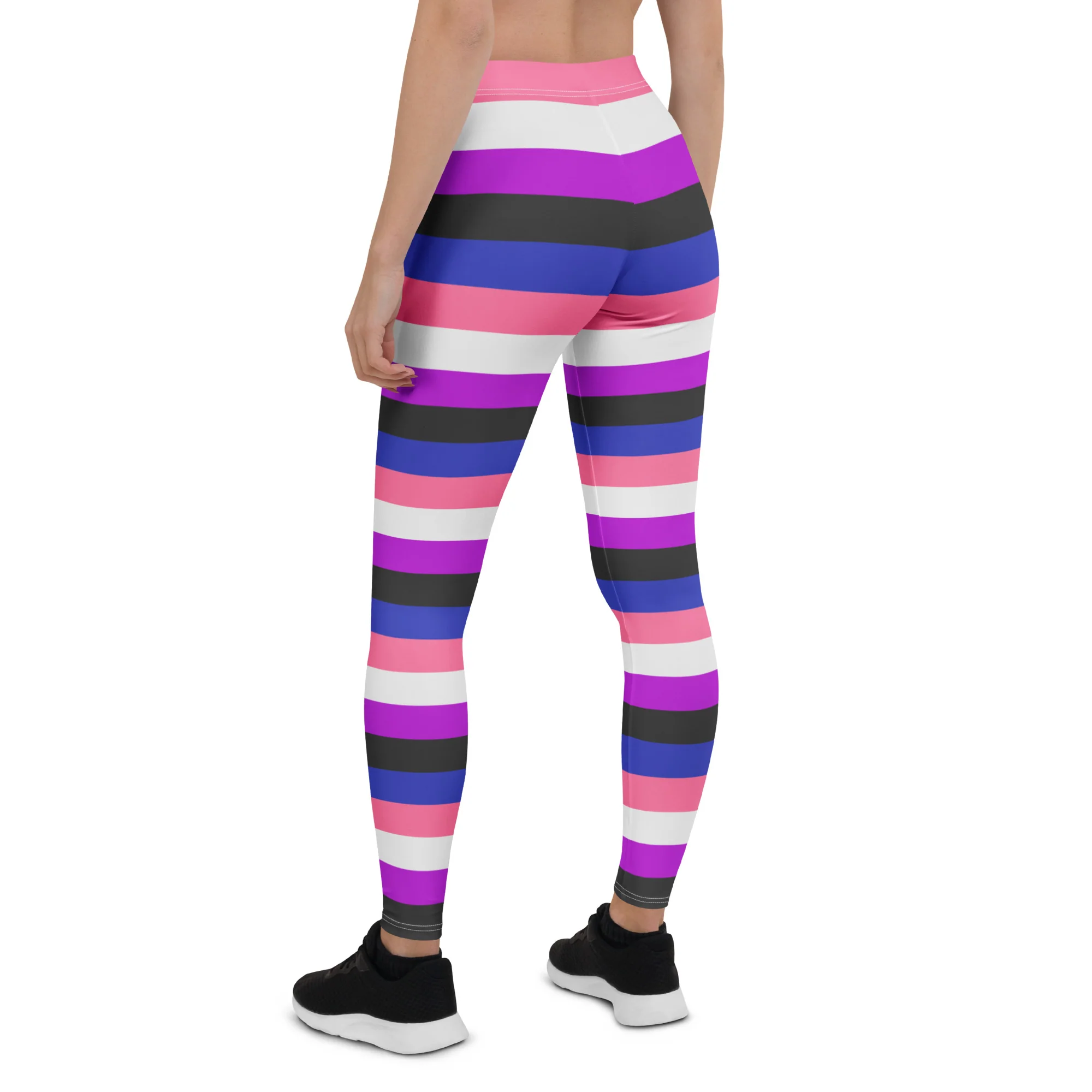 Gender Fluid Pride Hooped Leggings - Image 6