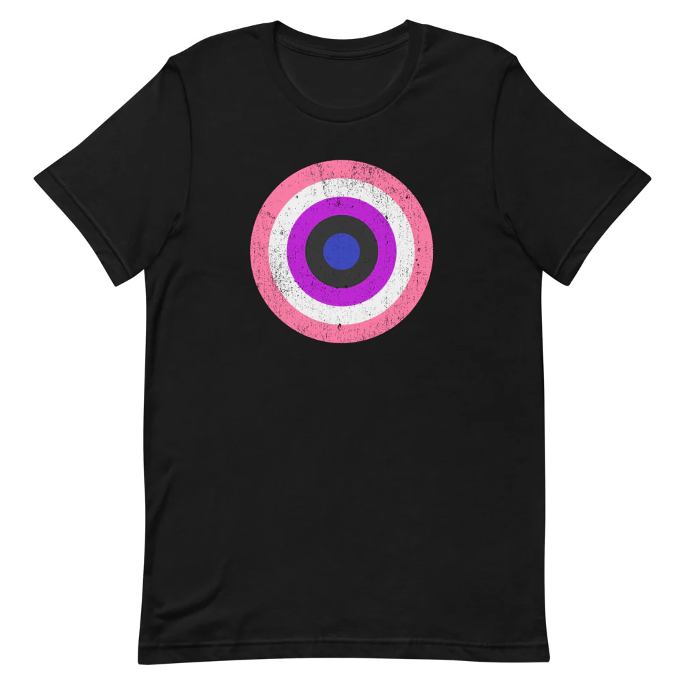 Gender Fluid Roundel T-Shirt - Image 2