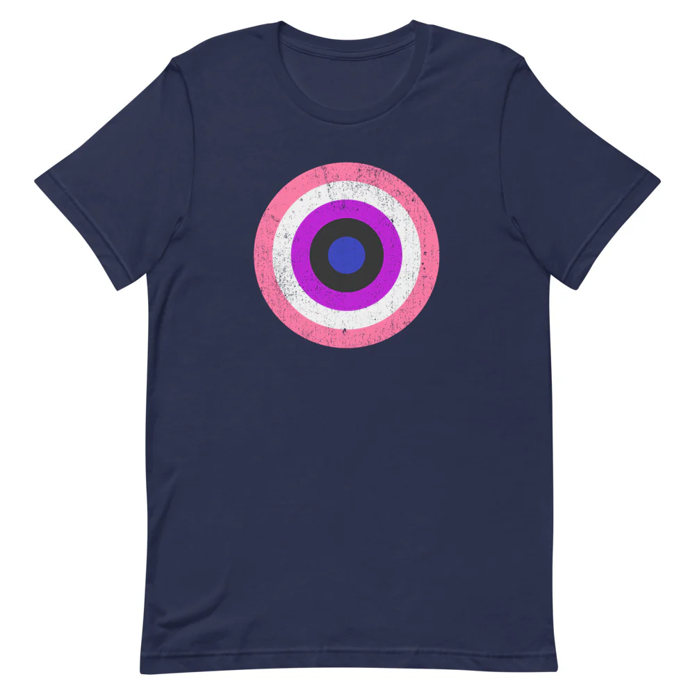 Gender Fluid Roundel T-Shirt - Image 3