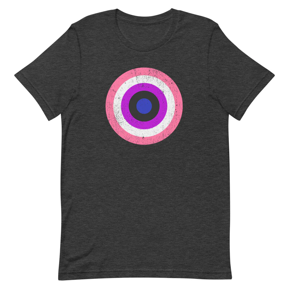 Gender Fluid Roundel T-Shirt - Image 4