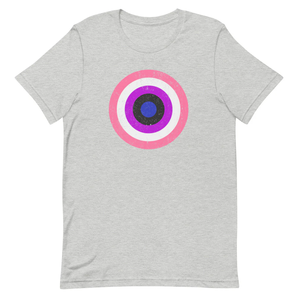 Gender Fluid Roundel T-Shirt - Image 7