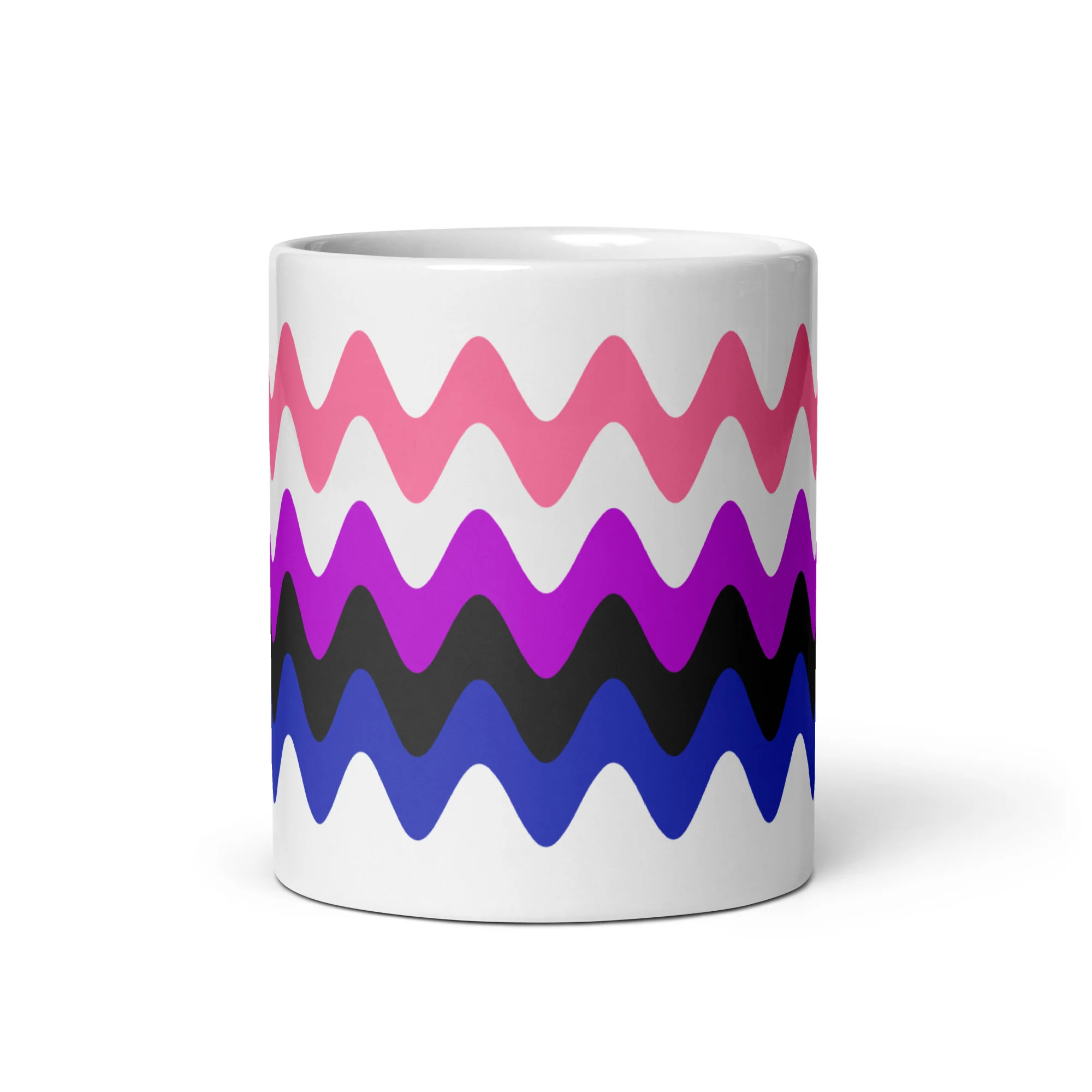 Gender Fluid Wavy Pride Flag Mug - Image 3