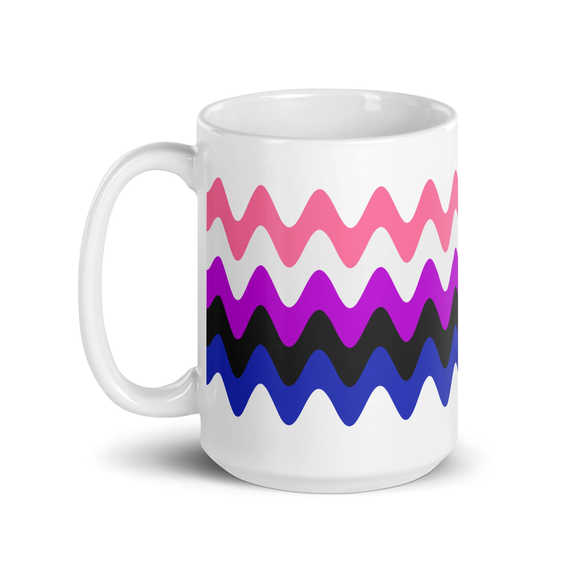 Gender Fluid Wavy Pride Flag Mug - Image 5