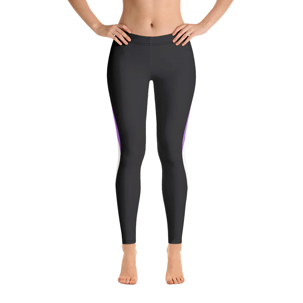 Genderqueer Pride Flag Dynamic Curve Leggings - Image 4