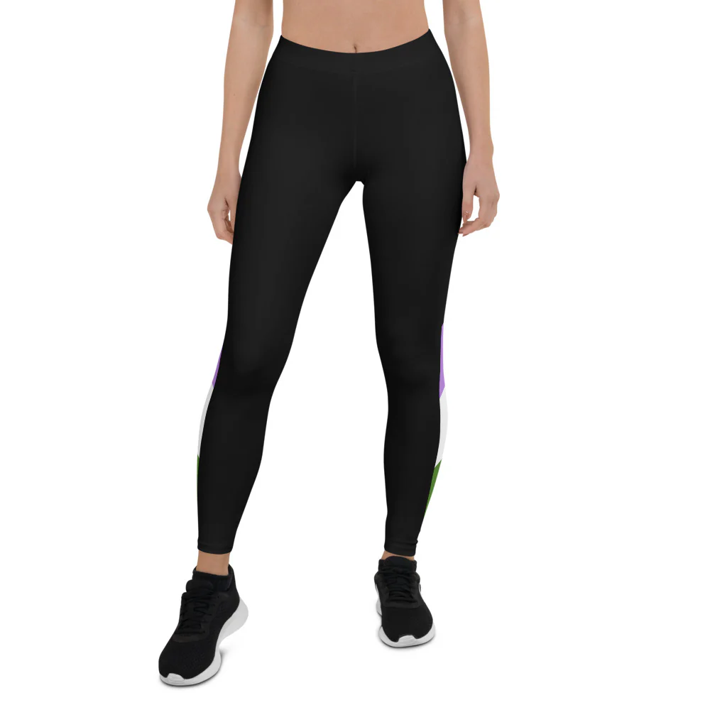 Genderqueer Pride Flag Leggings - Image 4