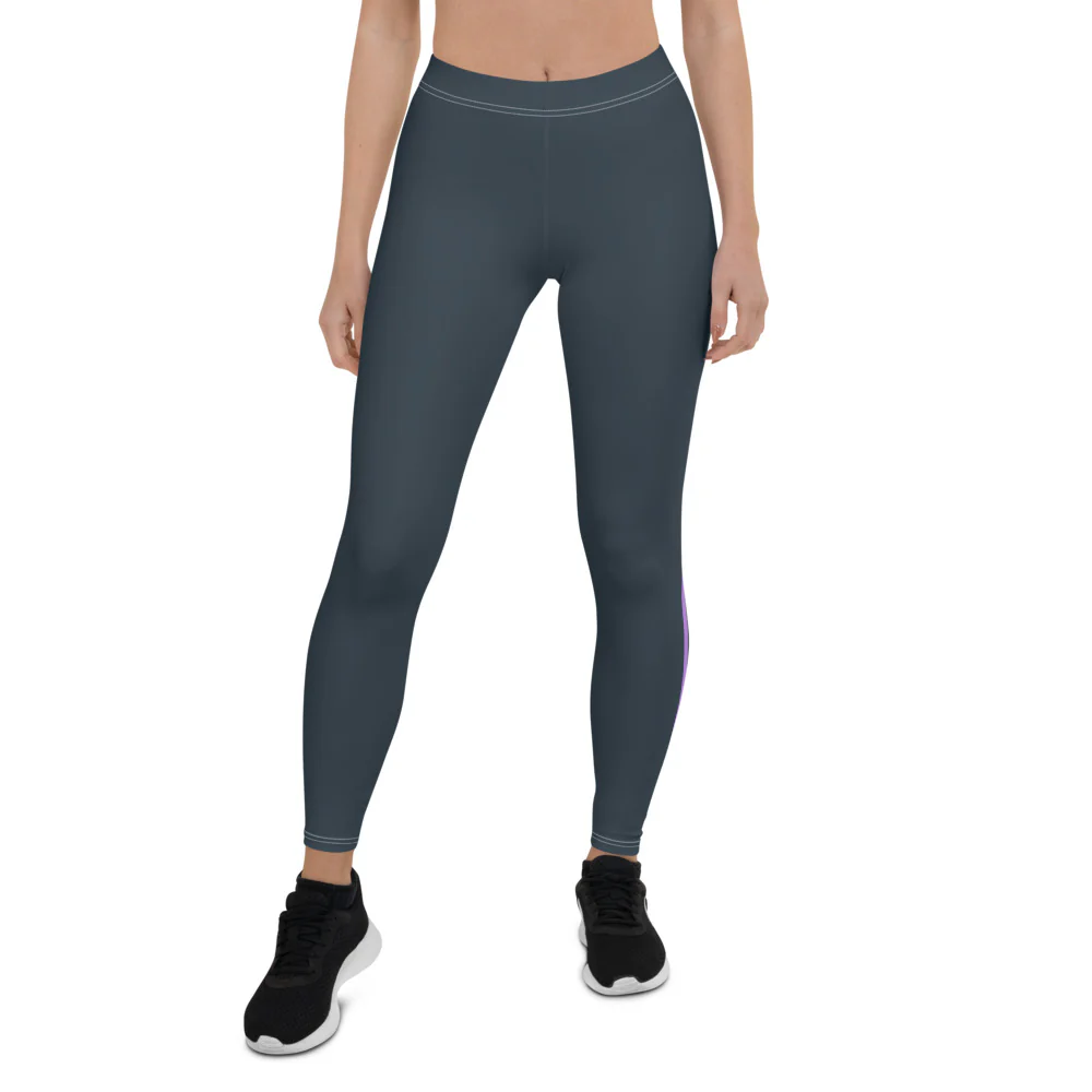 Genderqueer Pride Flag Separated Stripes Leggings - Image 5