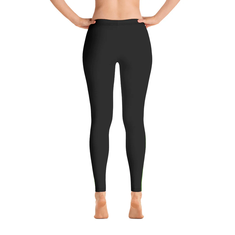 Genderqueer Pride Flag Side Stripe Leggings - Image 5