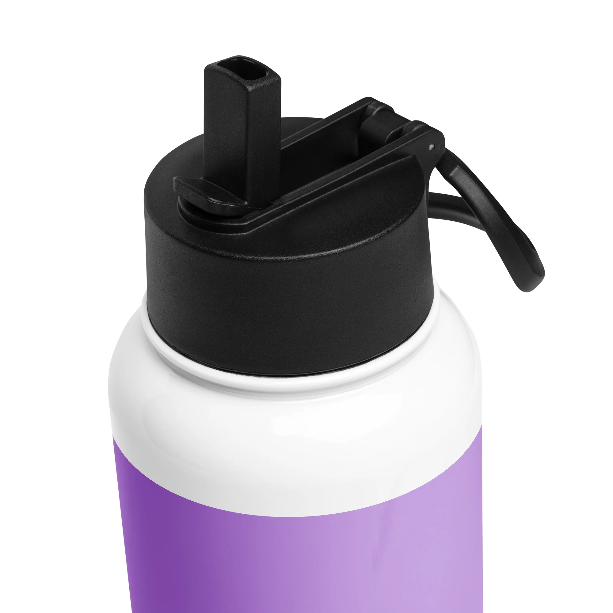 Genderqueer Pride Flag Stainless Steel Water Bottle - Image 5