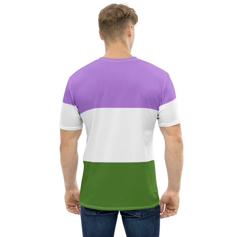 Genderqueer Pride Flag T-shirt - Image 4