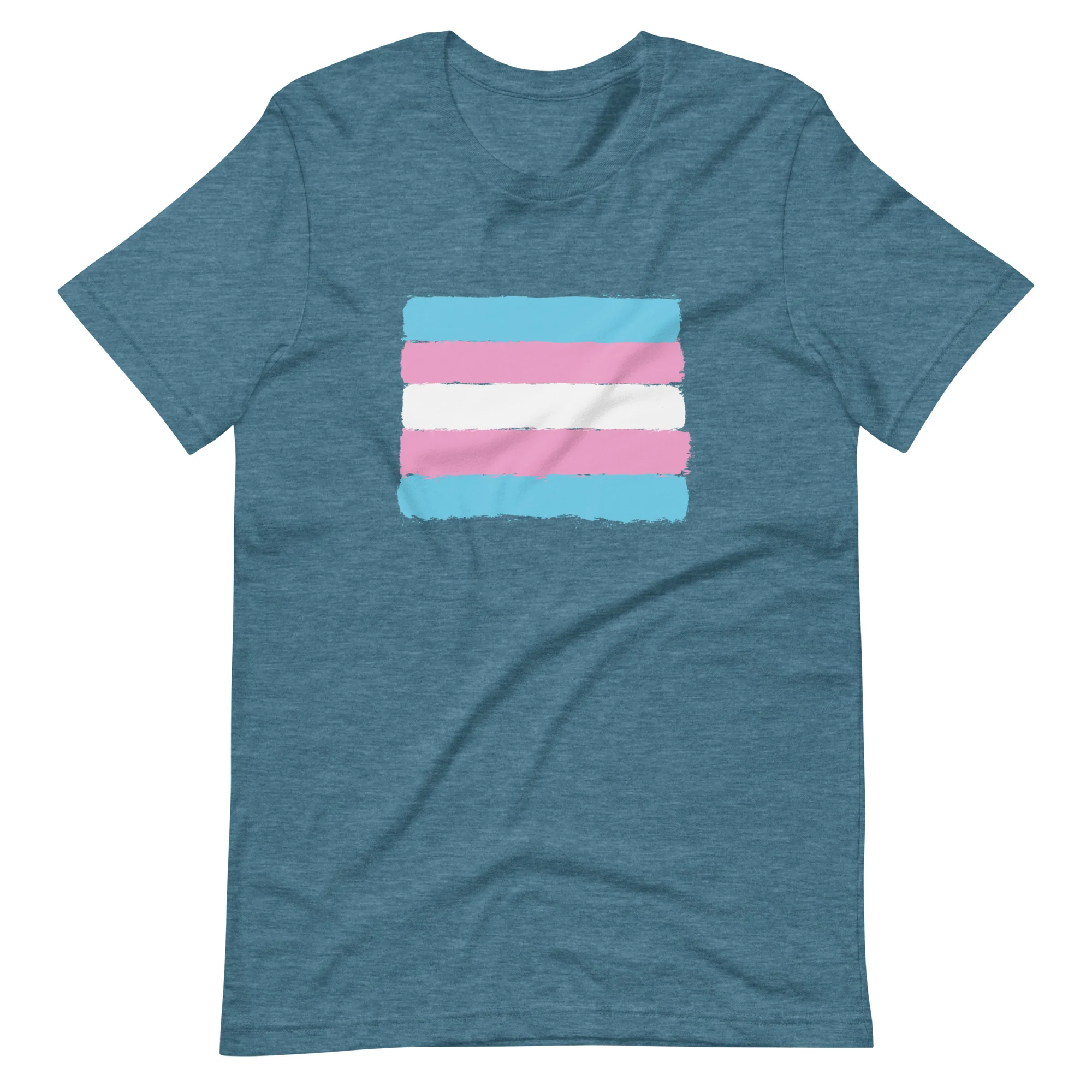 Hand Drawn Trans Pride Flag T-Shirt - Image 3