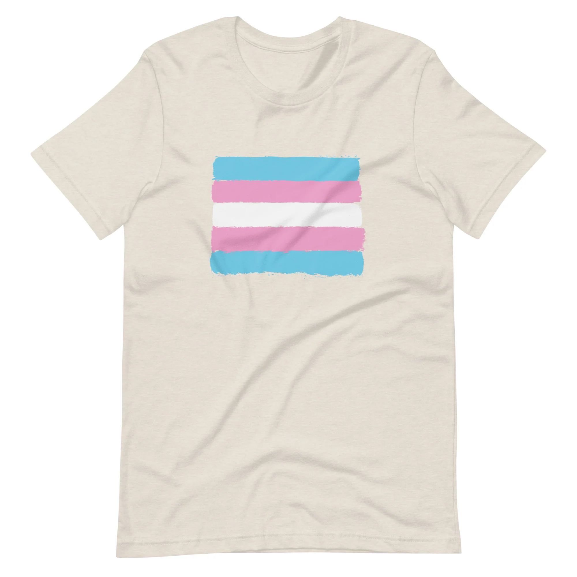 Hand Drawn Trans Pride Flag T-Shirt - Image 5