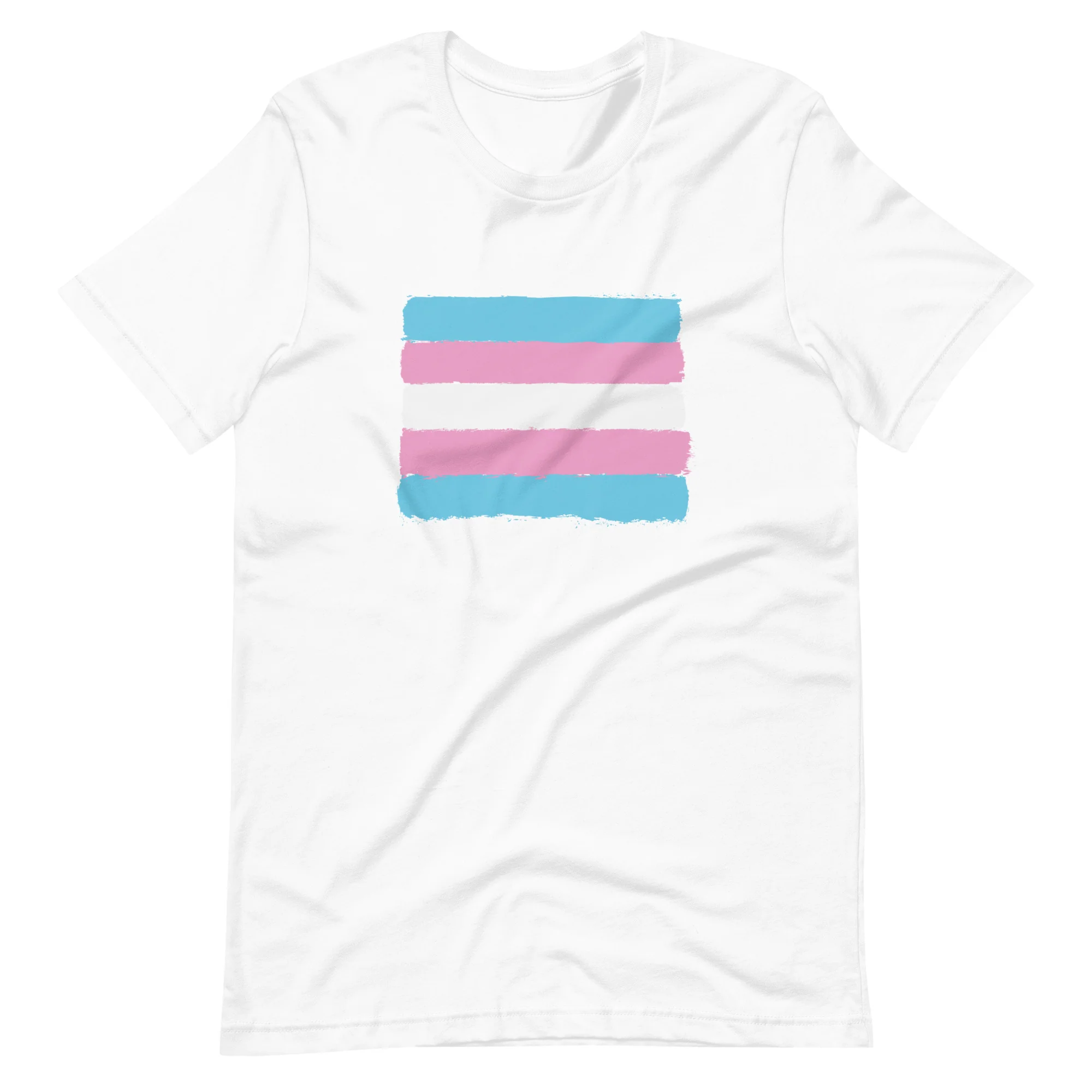 Hand Drawn Trans Pride Flag T-Shirt - Image 6