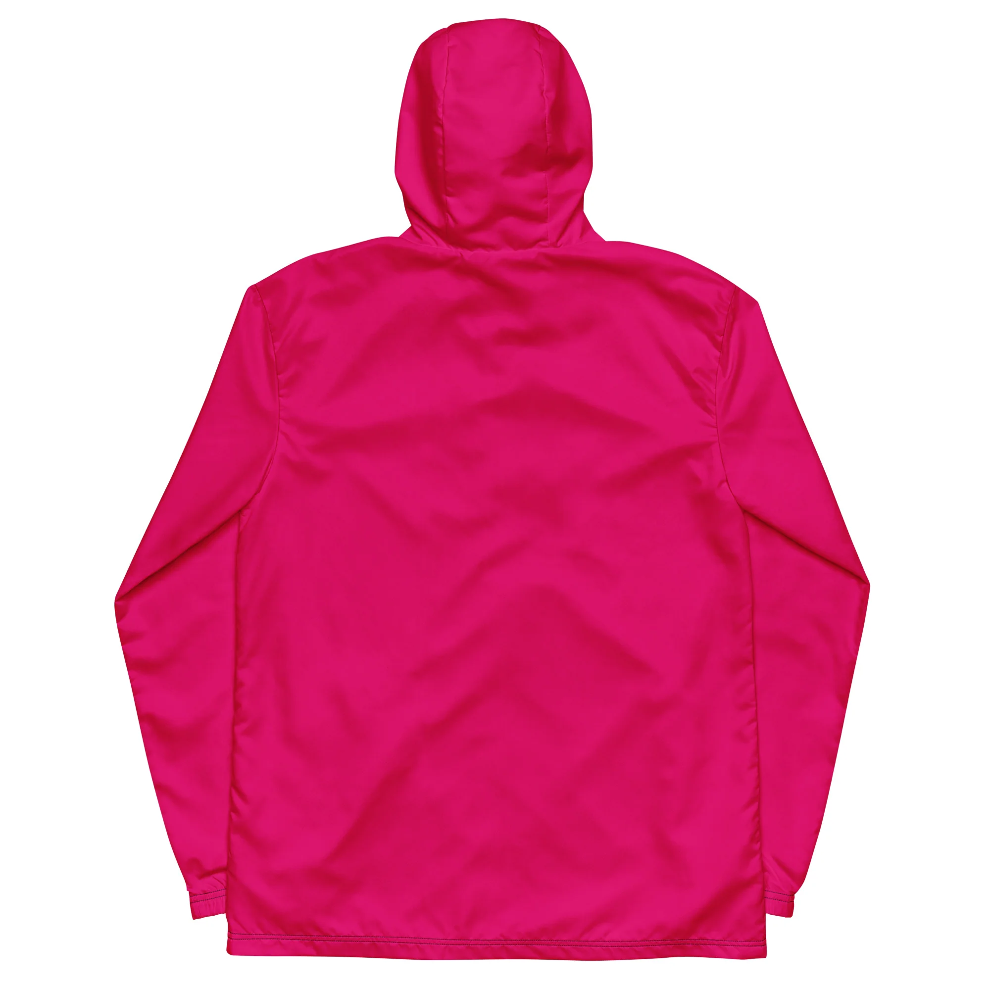 Hot Pink Windbreaker With Rainbow Pride Inside - Image 4