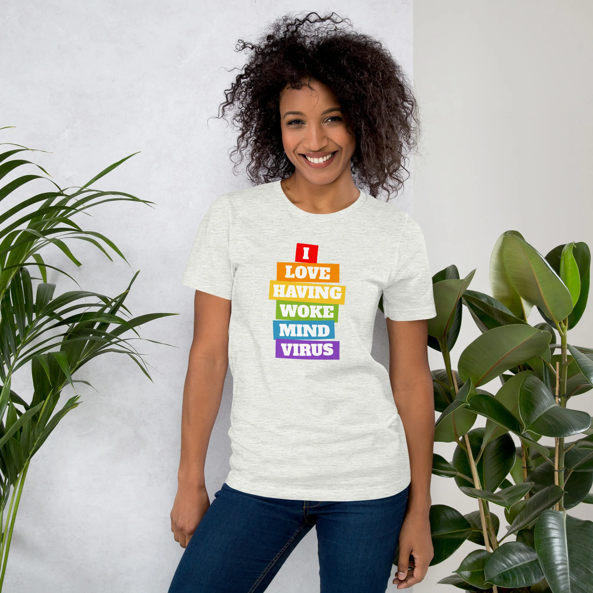 I Love Having Woke Mind Virus T-Shirt - Image 4
