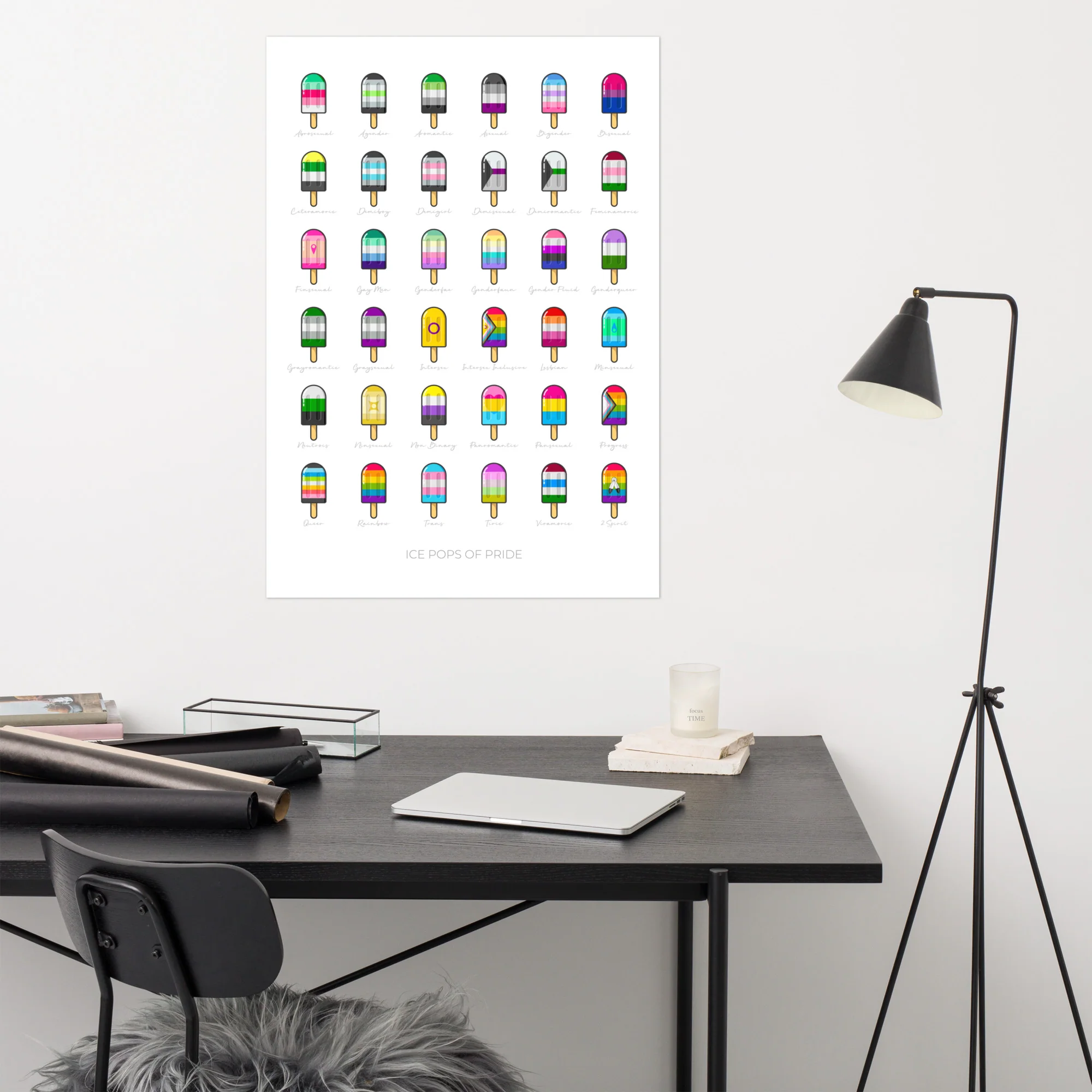 Ice Pops of Pride Art Print - Image 3