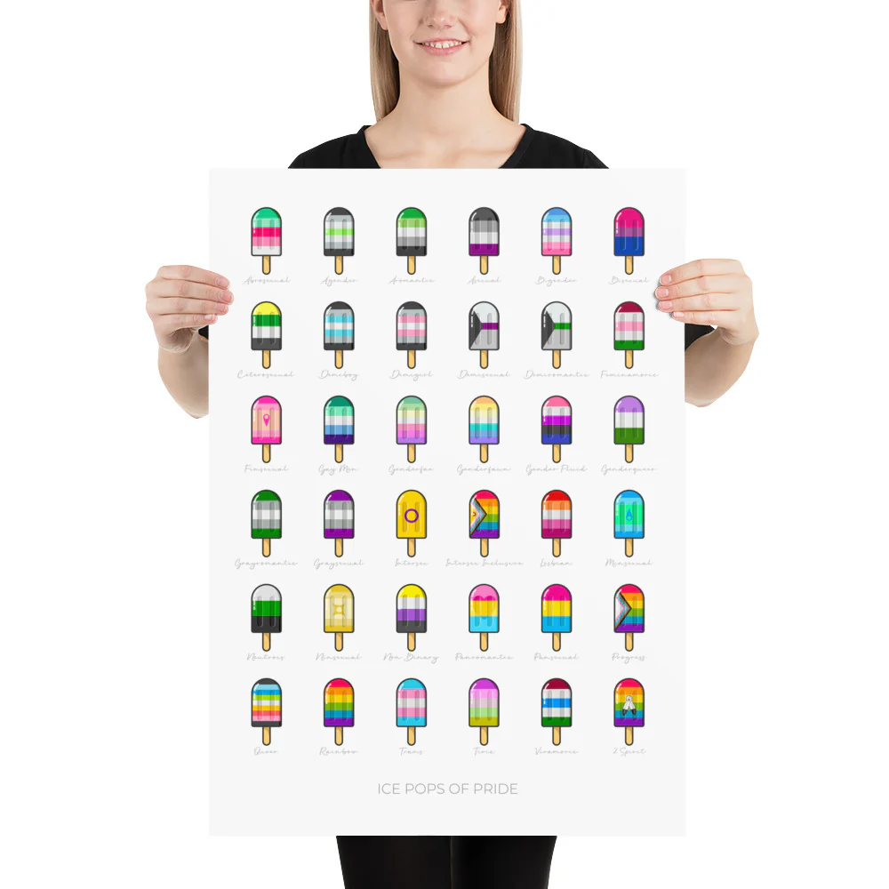 Ice Pops of Pride Art Print - Image 5