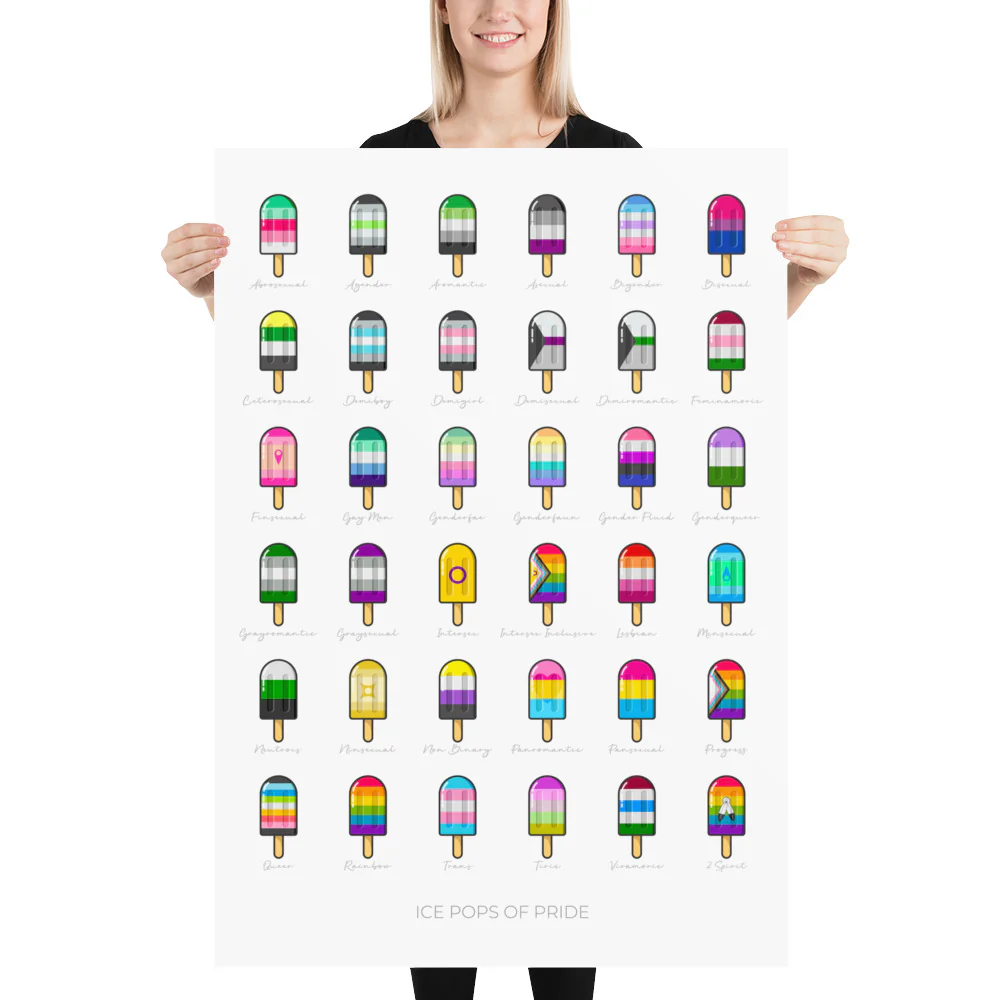 Ice Pops of Pride Art Print - Image 6