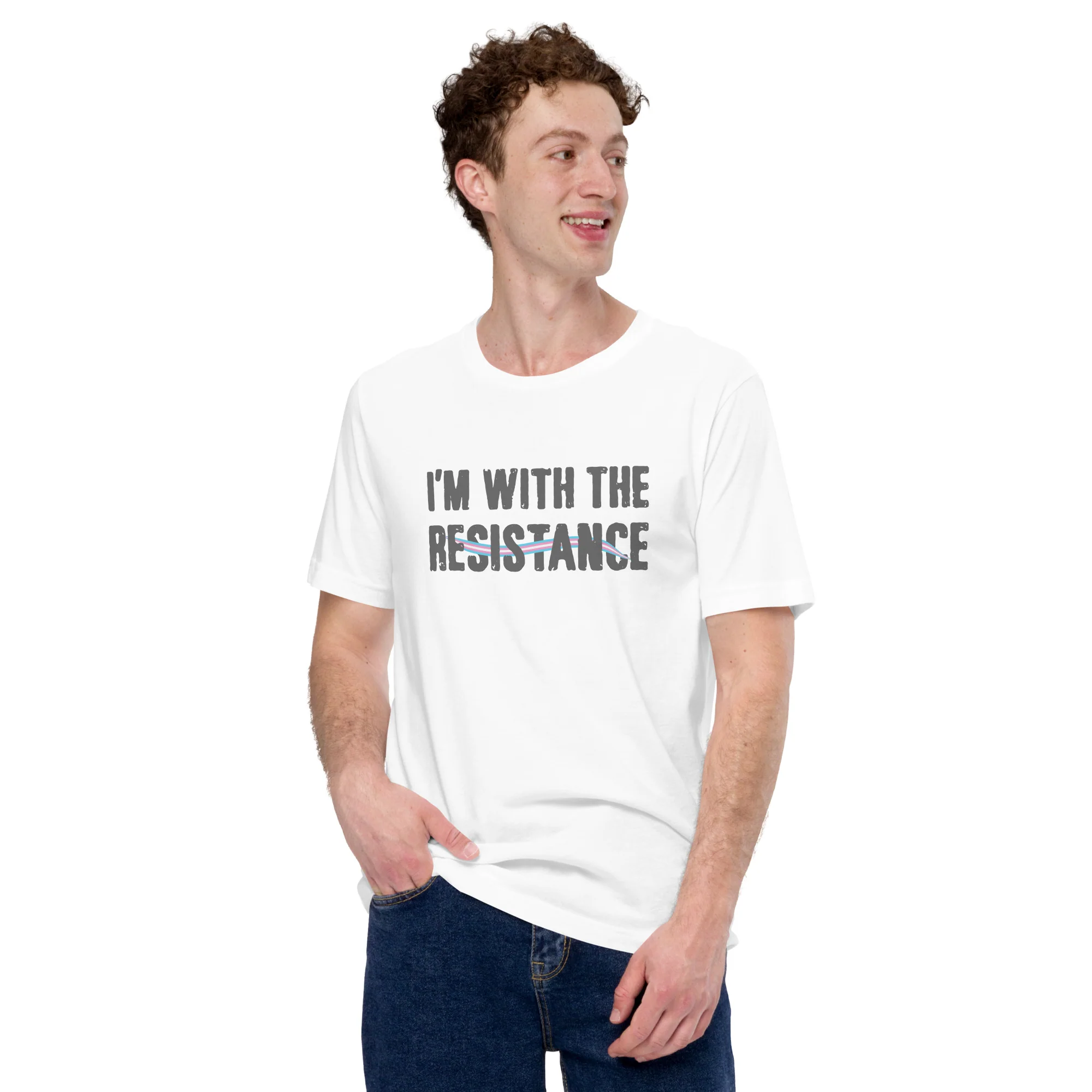 I'm With The Resistance T-Shirt - Image 3