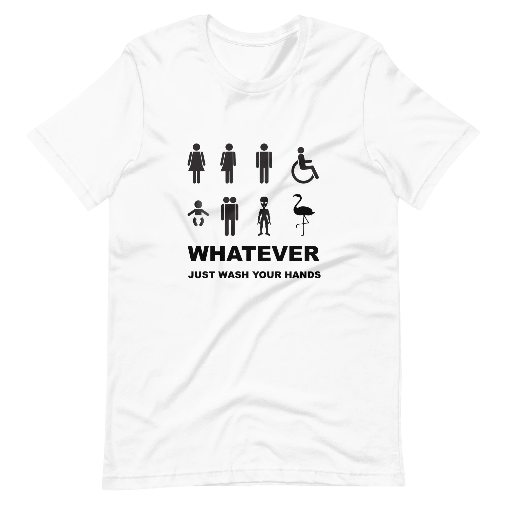Inclusive Restroom Sign T-Shirt - Image 3