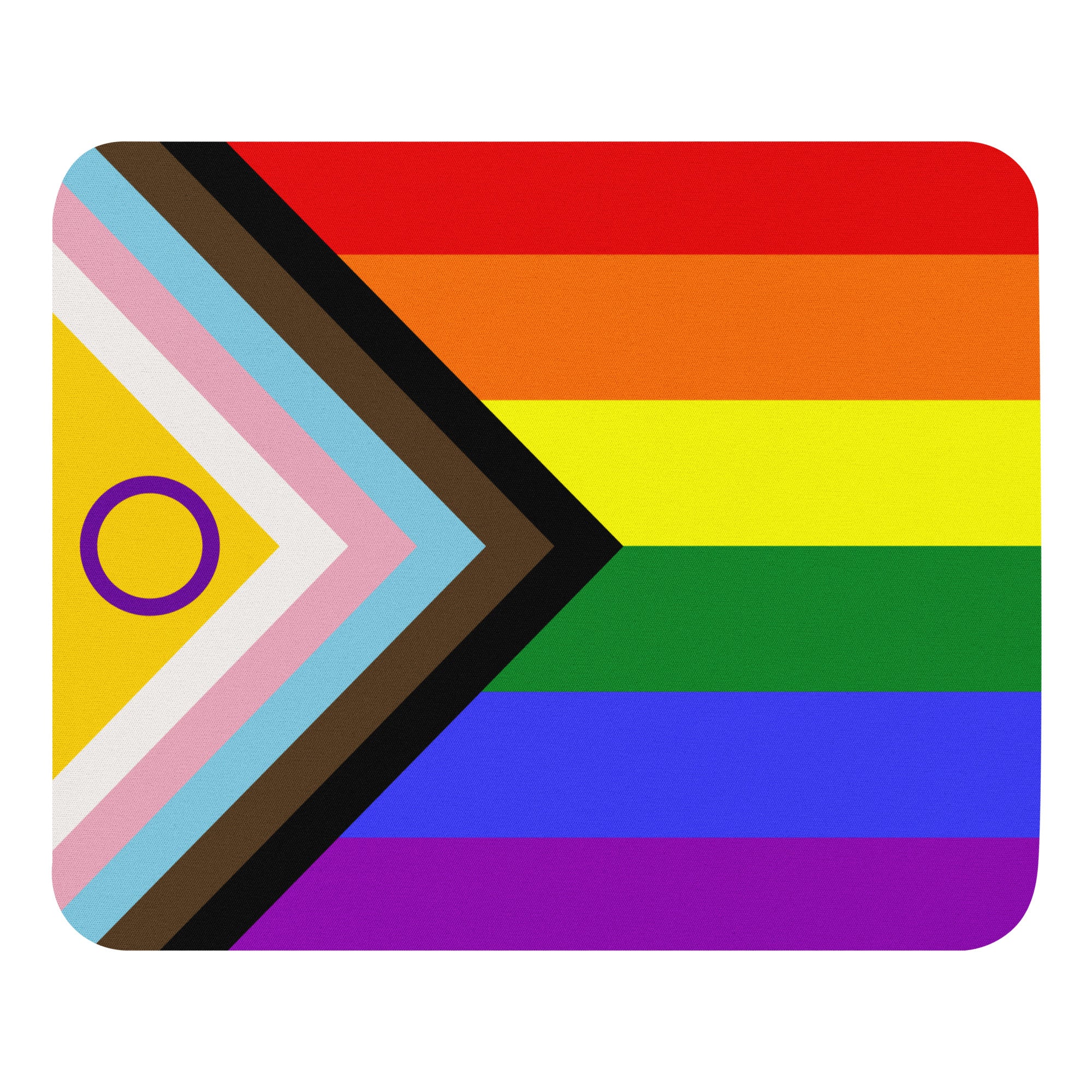 Intersex Inclusive Pride Flag Mouse Pad/Mouse Mat