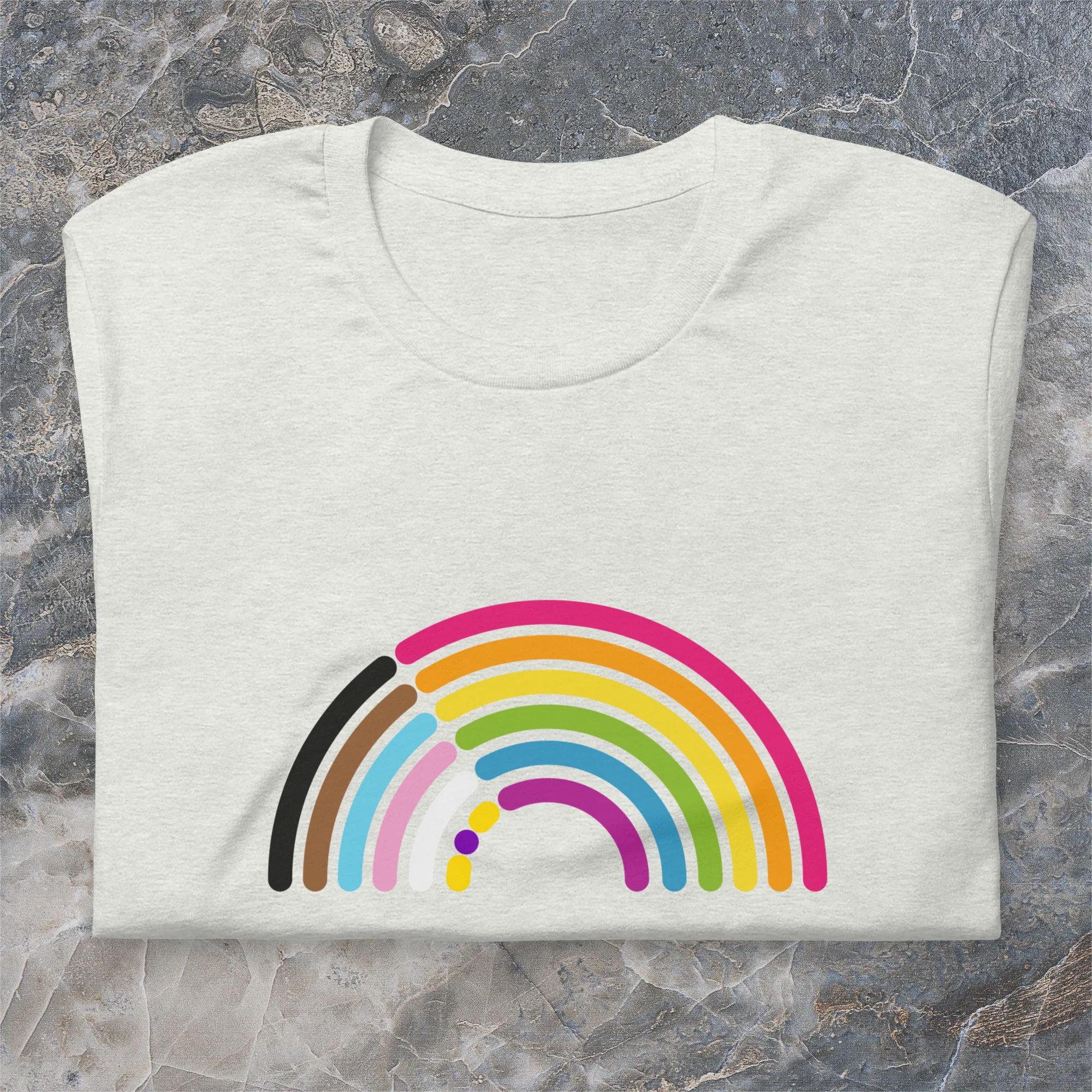 Intersex Inclusive Pride Rainbow T-Shirt - Image 2