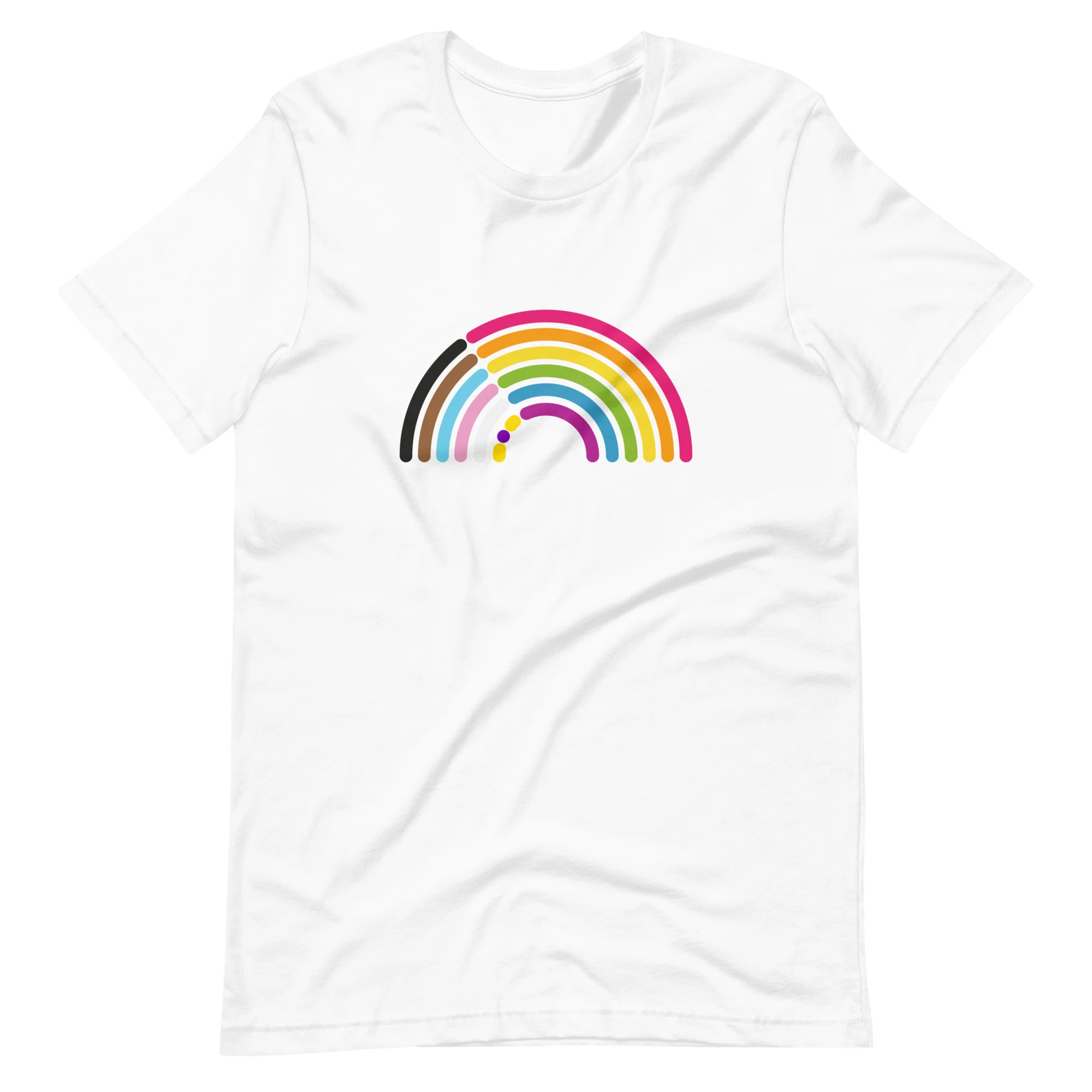 Intersex Inclusive Pride Rainbow T-Shirt - Image 6