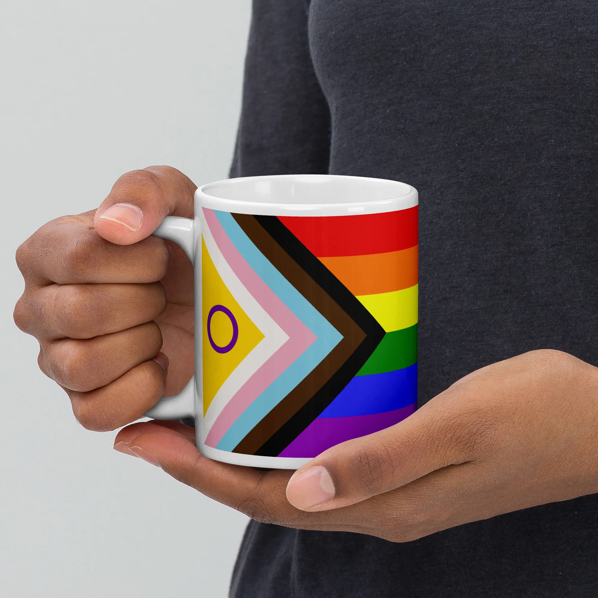 Intersex Inclusive Progress Pride Flag Mug - Image 2