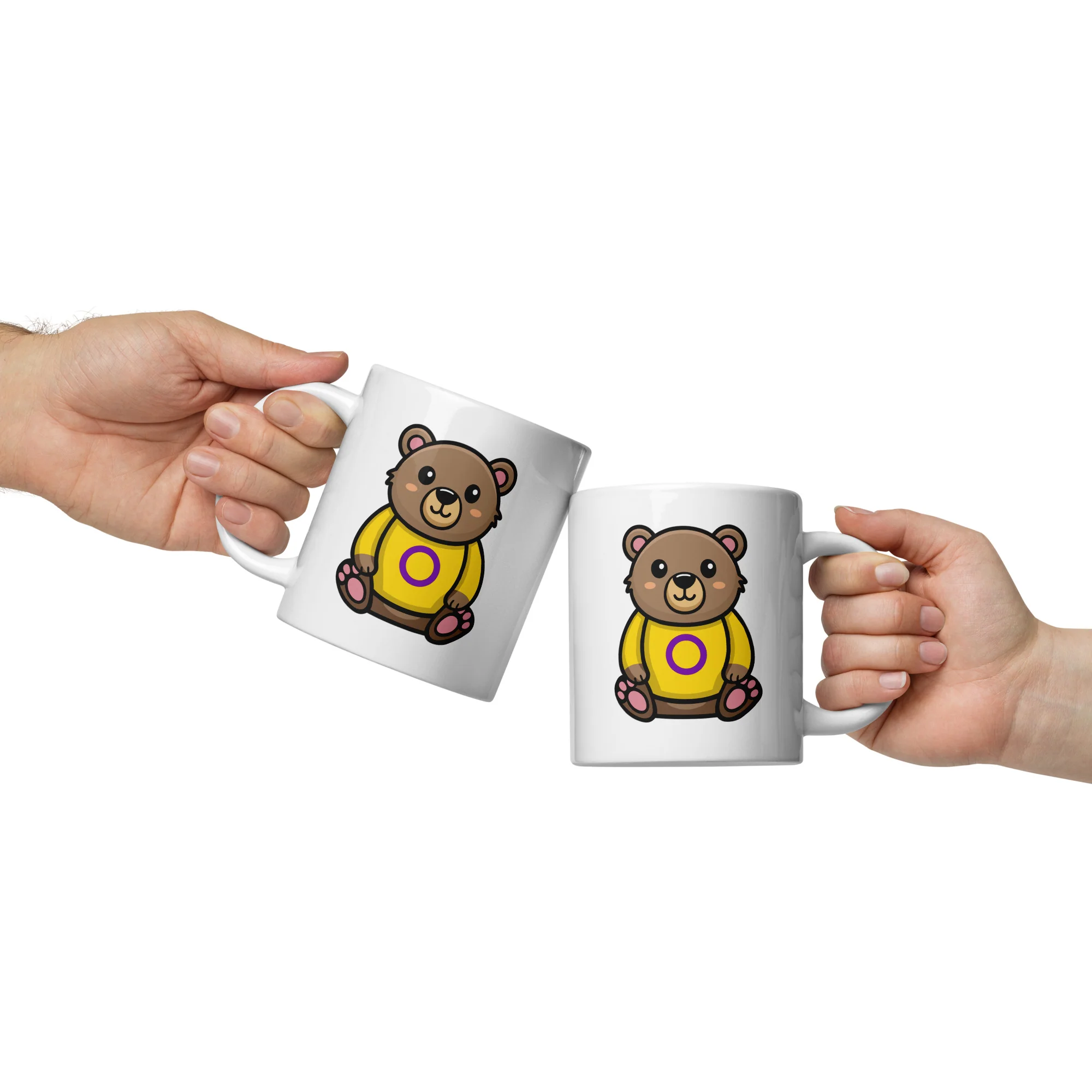 Intersex Pride Bear Mug - Image 4