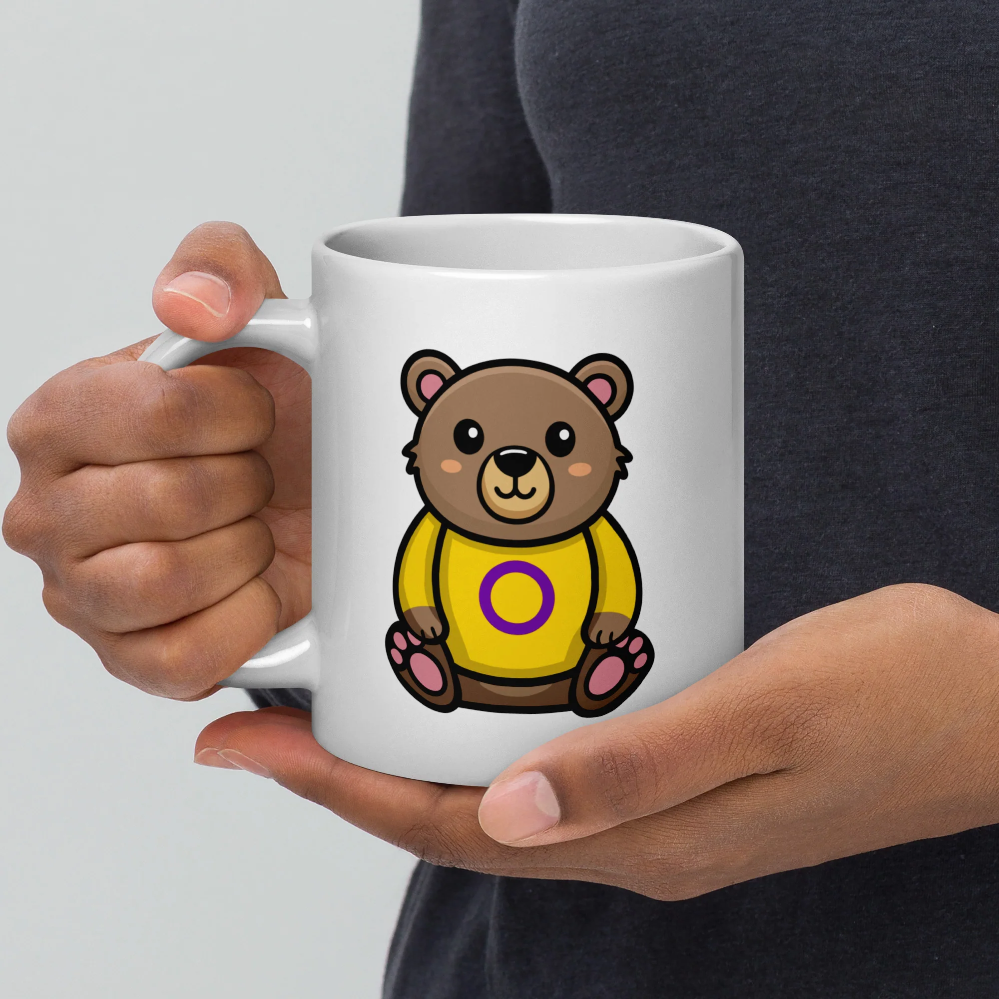 Intersex Pride Bear Mug - Image 5