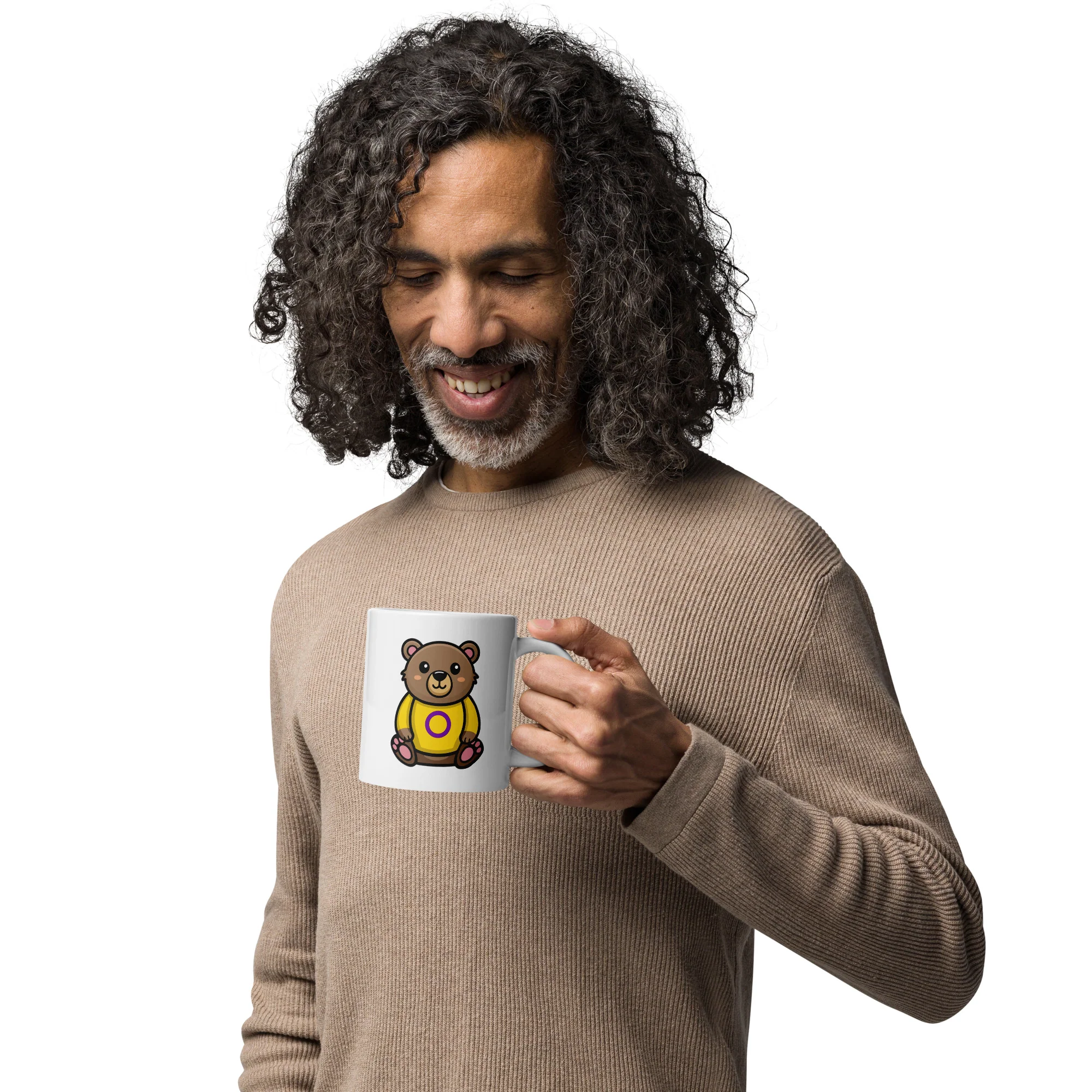 Intersex Pride Bear Mug - Image 7