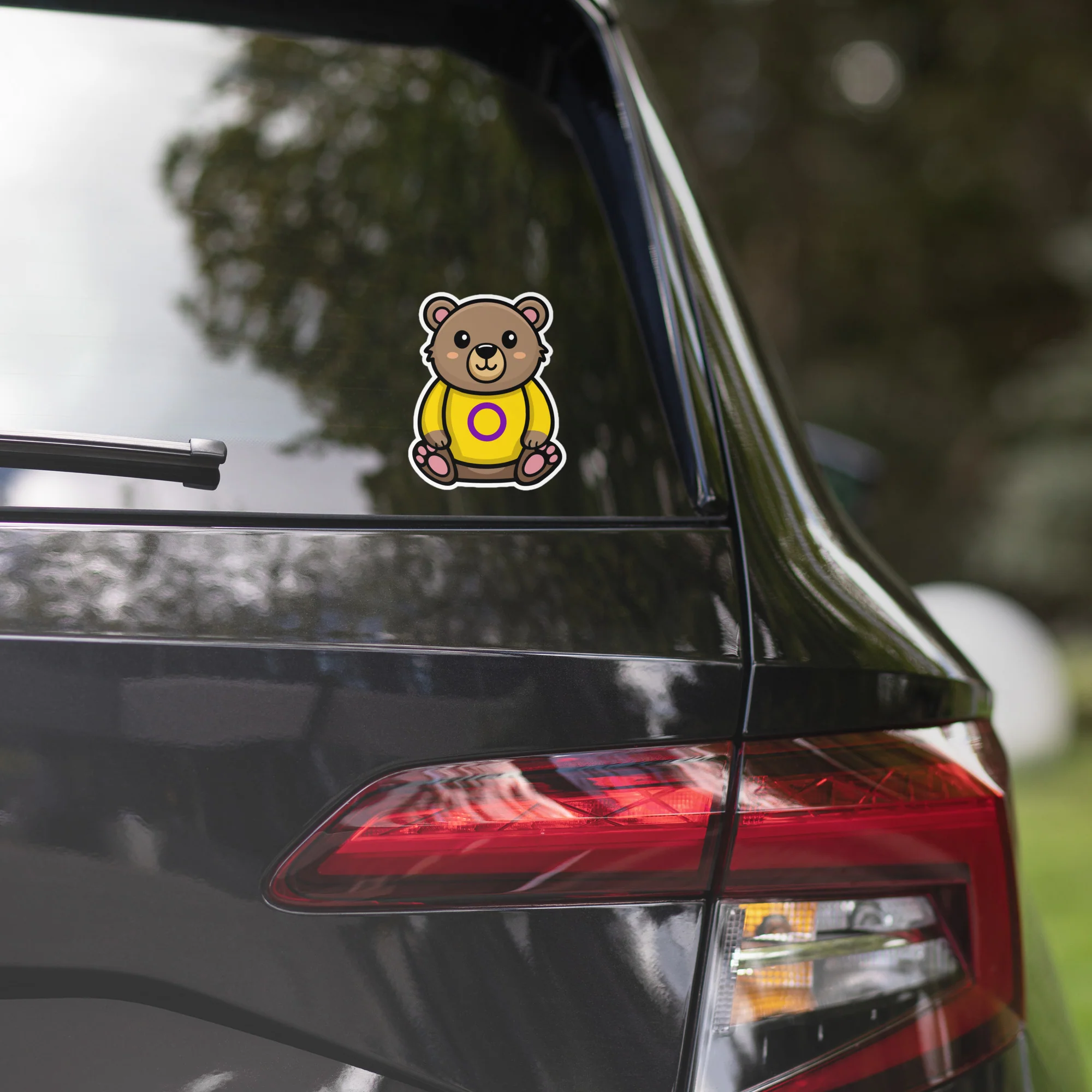Intersex Pride Bear Sticker - Image 6