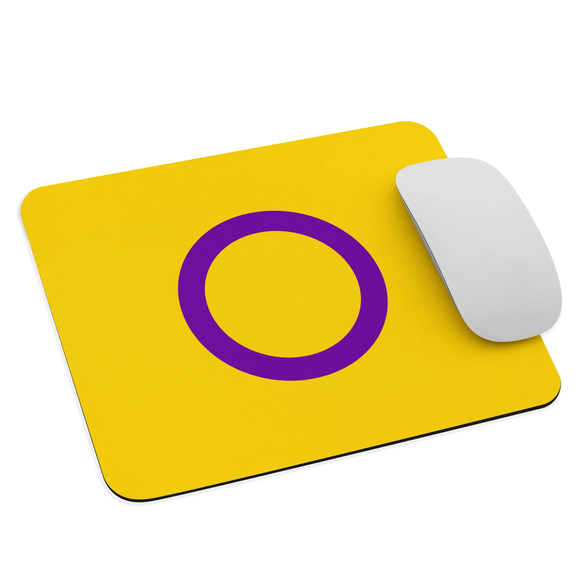 Intersex Pride Flag Mouse Pad/Mouse Mat - Image 4