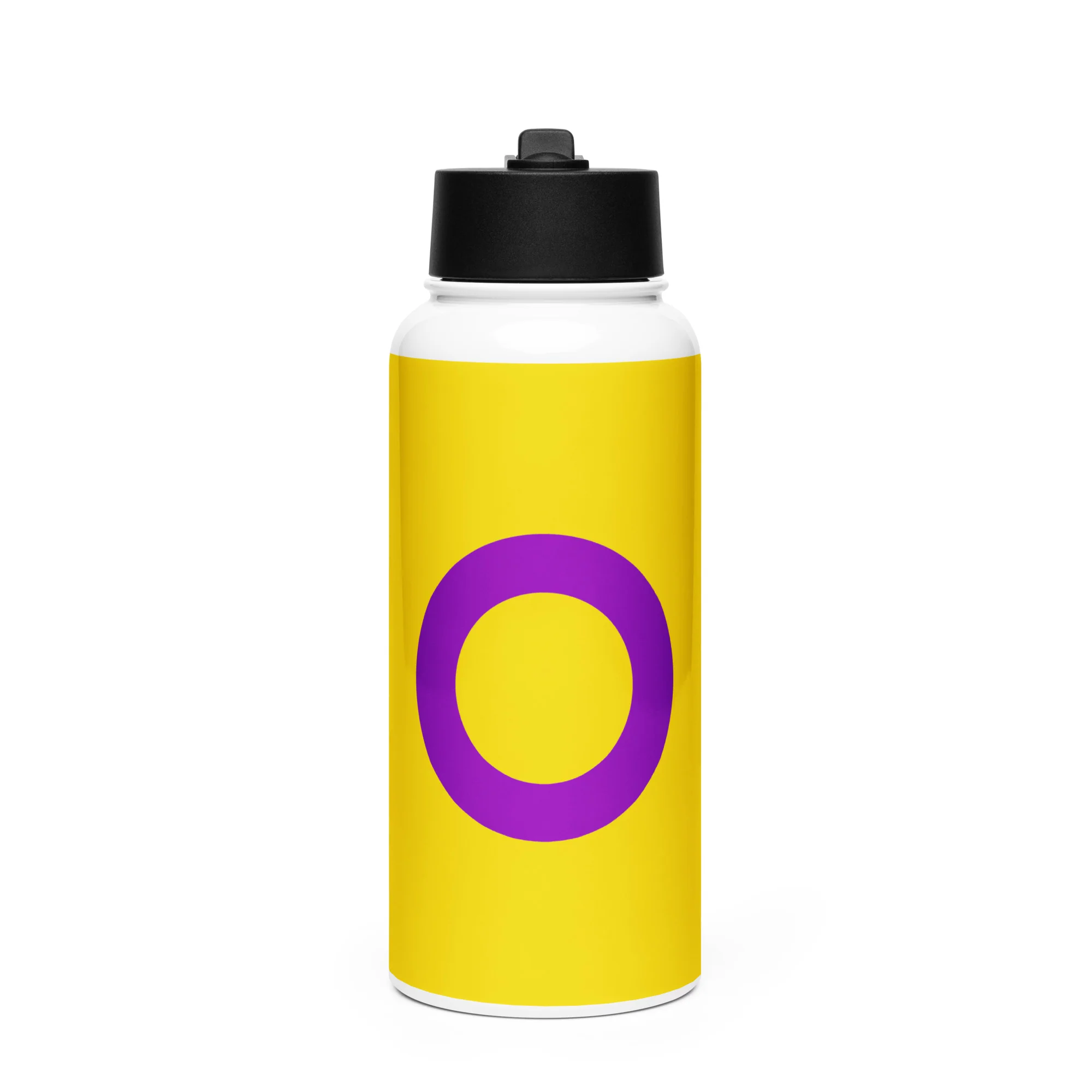 Intersex Pride Flag Stainless Steel Water Bottle