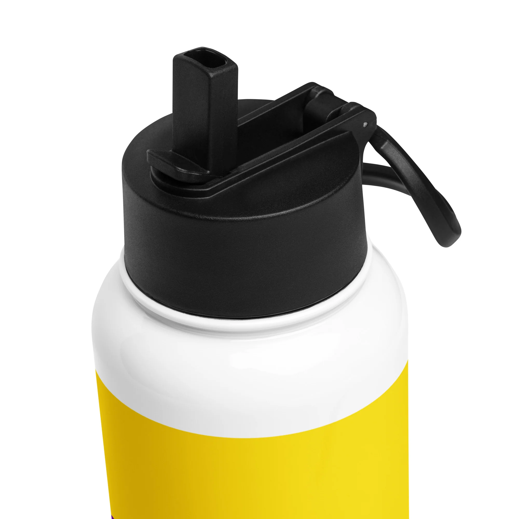 Intersex Pride Flag Stainless Steel Water Bottle - Image 5
