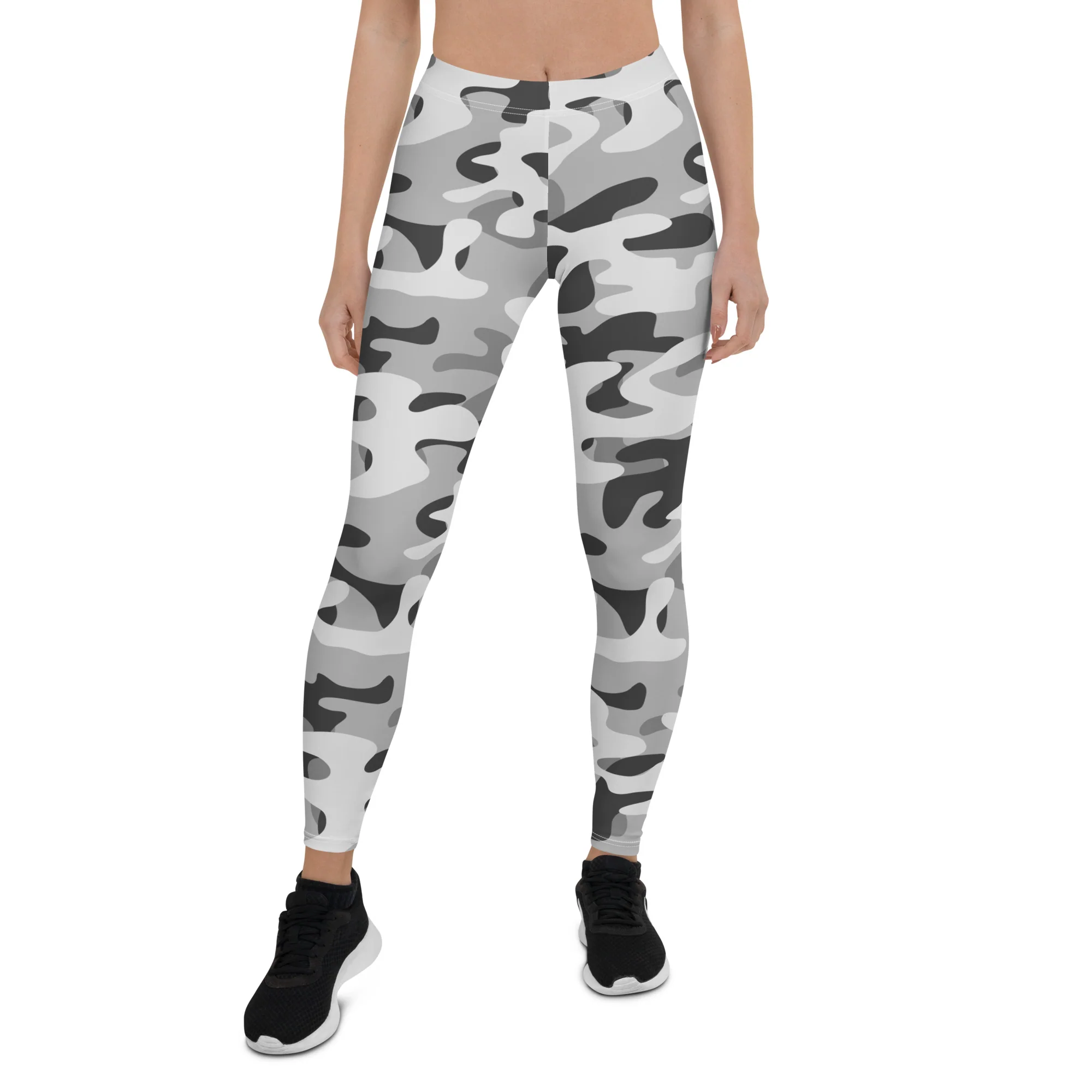 Intersex Pride Flash Grey Camo Leggings - Image 2