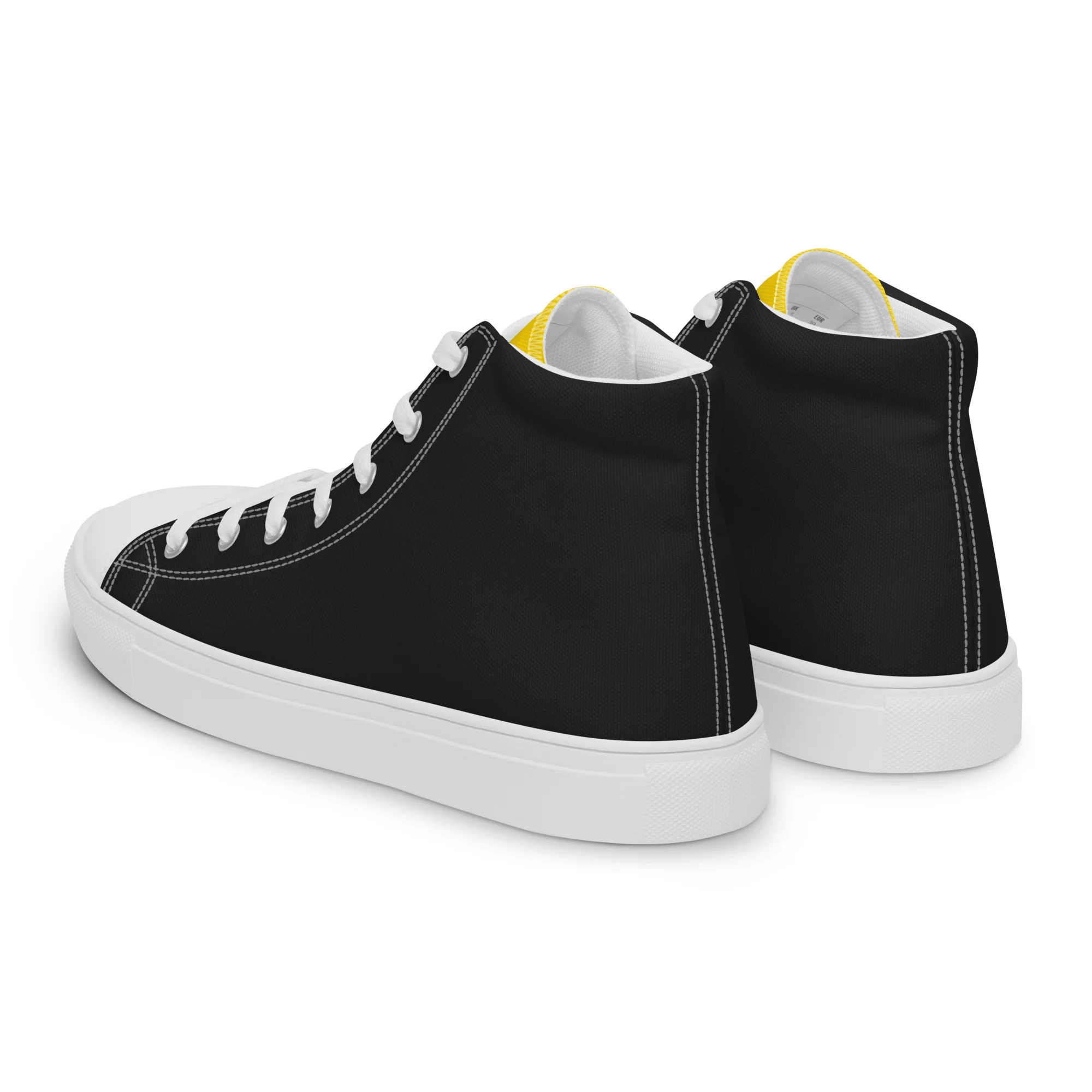 Intersex Pride Black High Top Trainers (female sizes) - Image 5