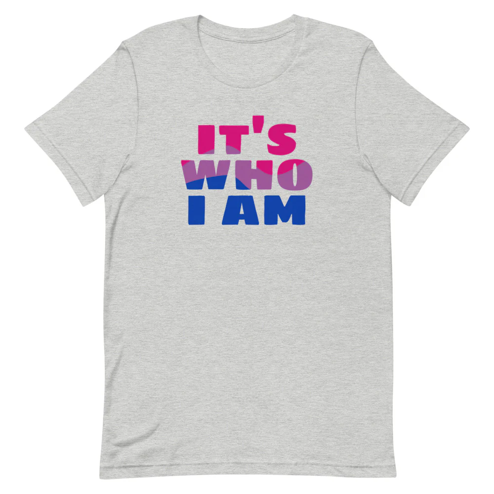 It's Who I Am (Bisexual Flag) T-Shirt